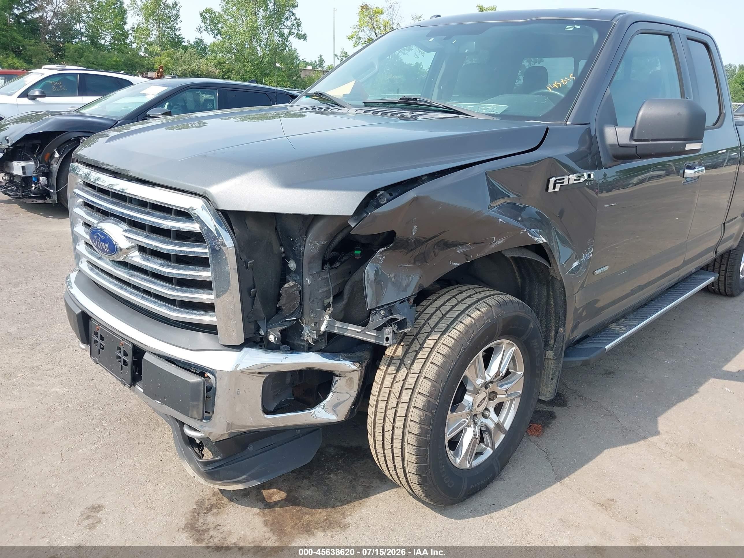2015 Ford F-150 Xlt White vin: 1FTEX1EP3FFC91774