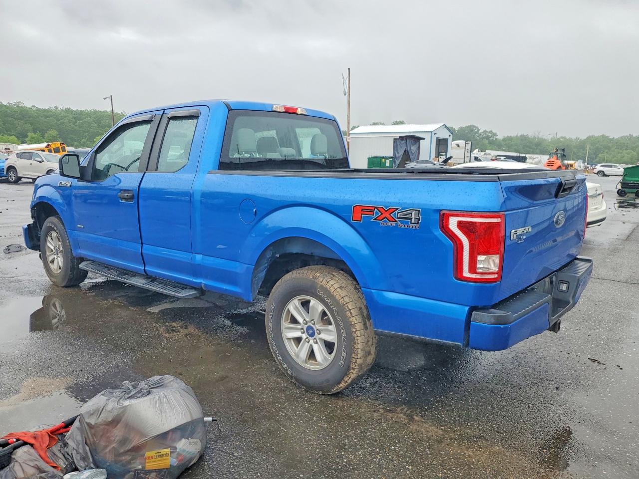 2015 Ford F150 Super Cab Blue vin: 1FTEX1EP3FKE07191