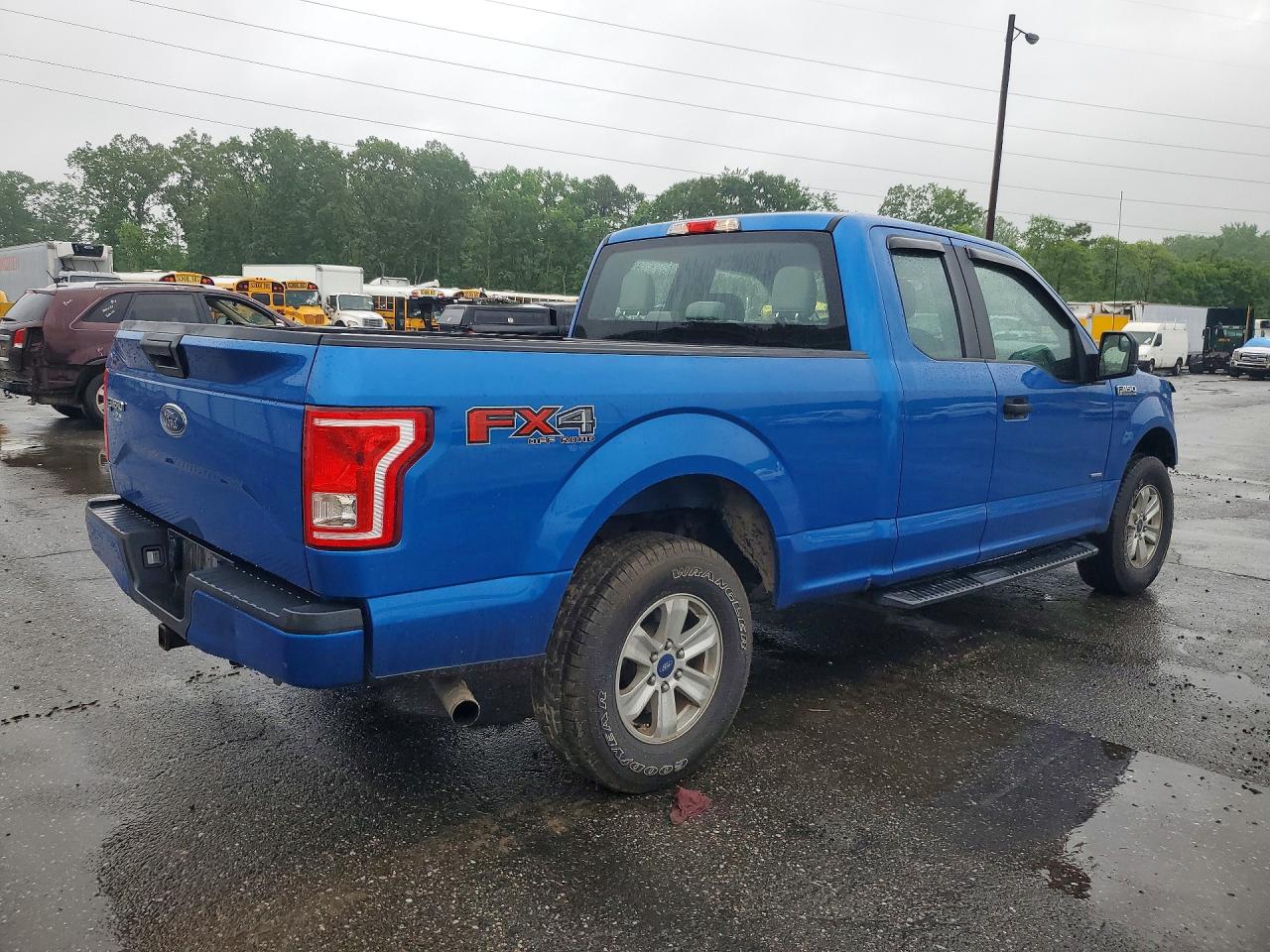 2015 Ford F150 Super Cab Blue vin: 1FTEX1EP3FKE07191