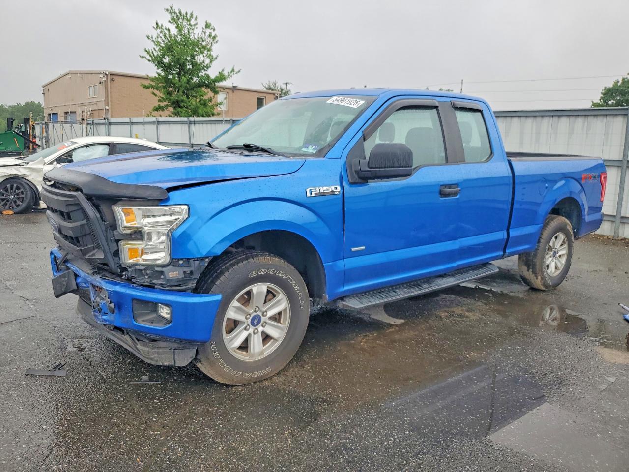 2015 Ford F150 Super Cab Blue vin: 1FTEX1EP3FKE07191