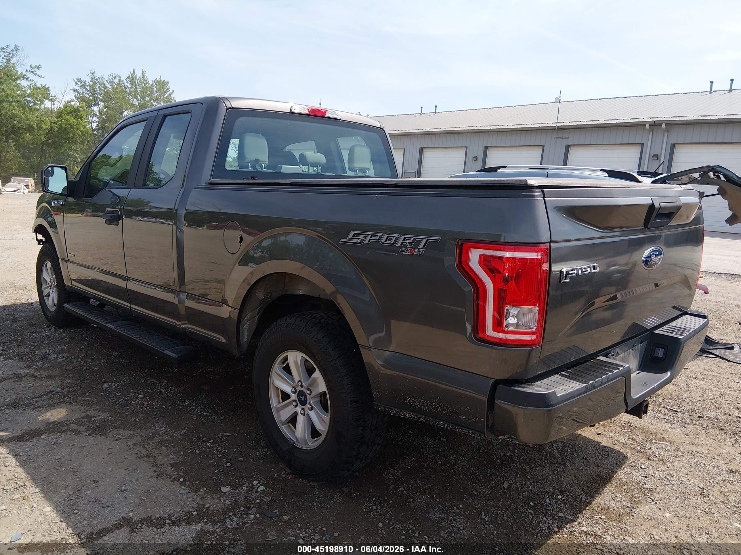 2015 Ford F-150 Xl Gray vin: 1FTEX1EP3FKE23925