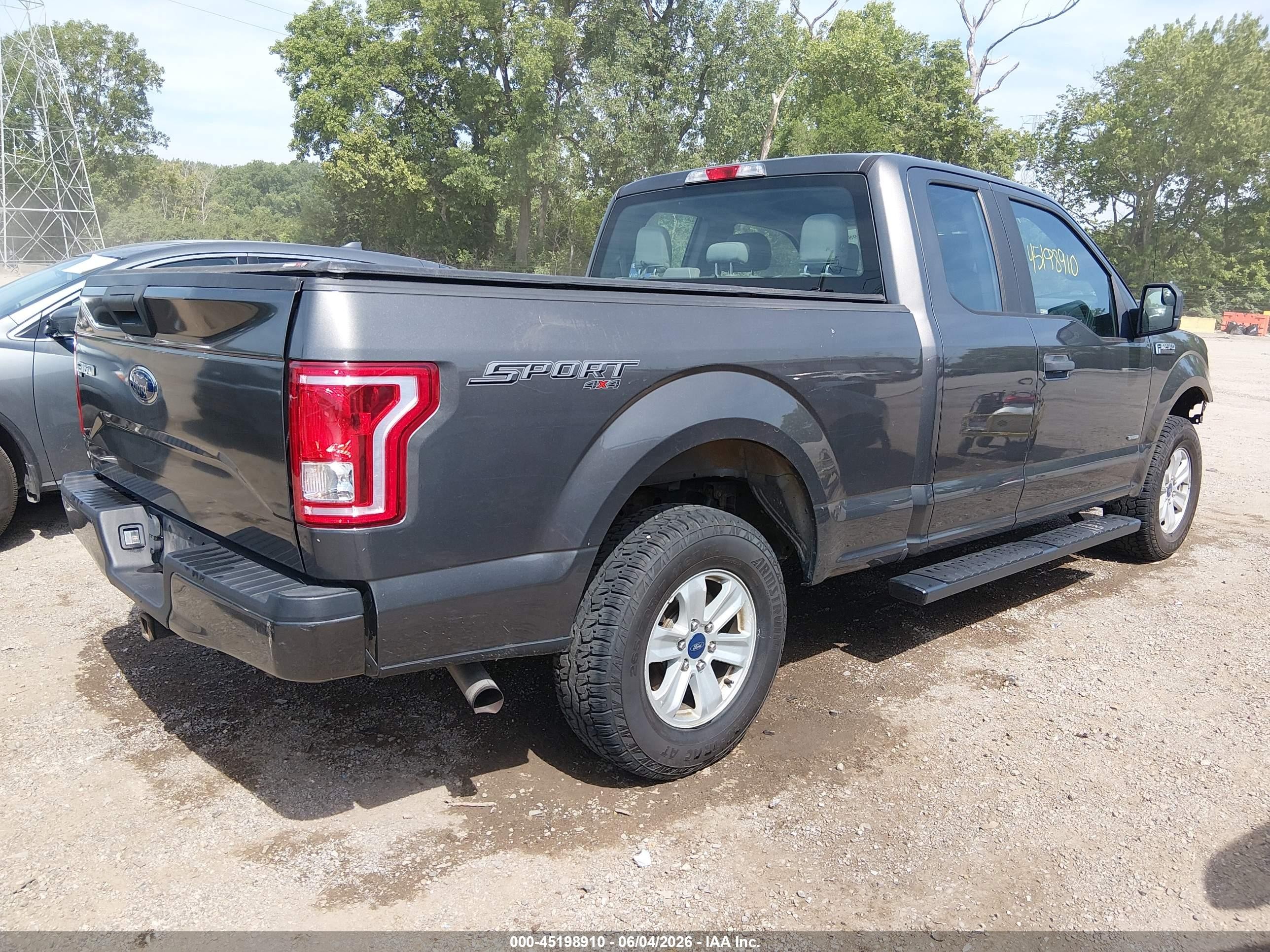 2015 Ford F-150 Xl Gray vin: 1FTEX1EP3FKE23925