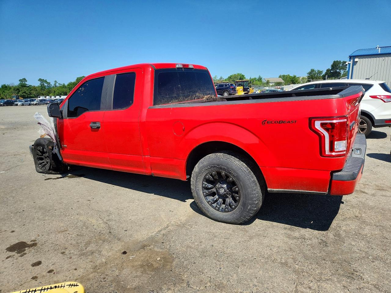2015 Ford F150 Super Cab Red vin: 1FTEX1EP4FFB54570