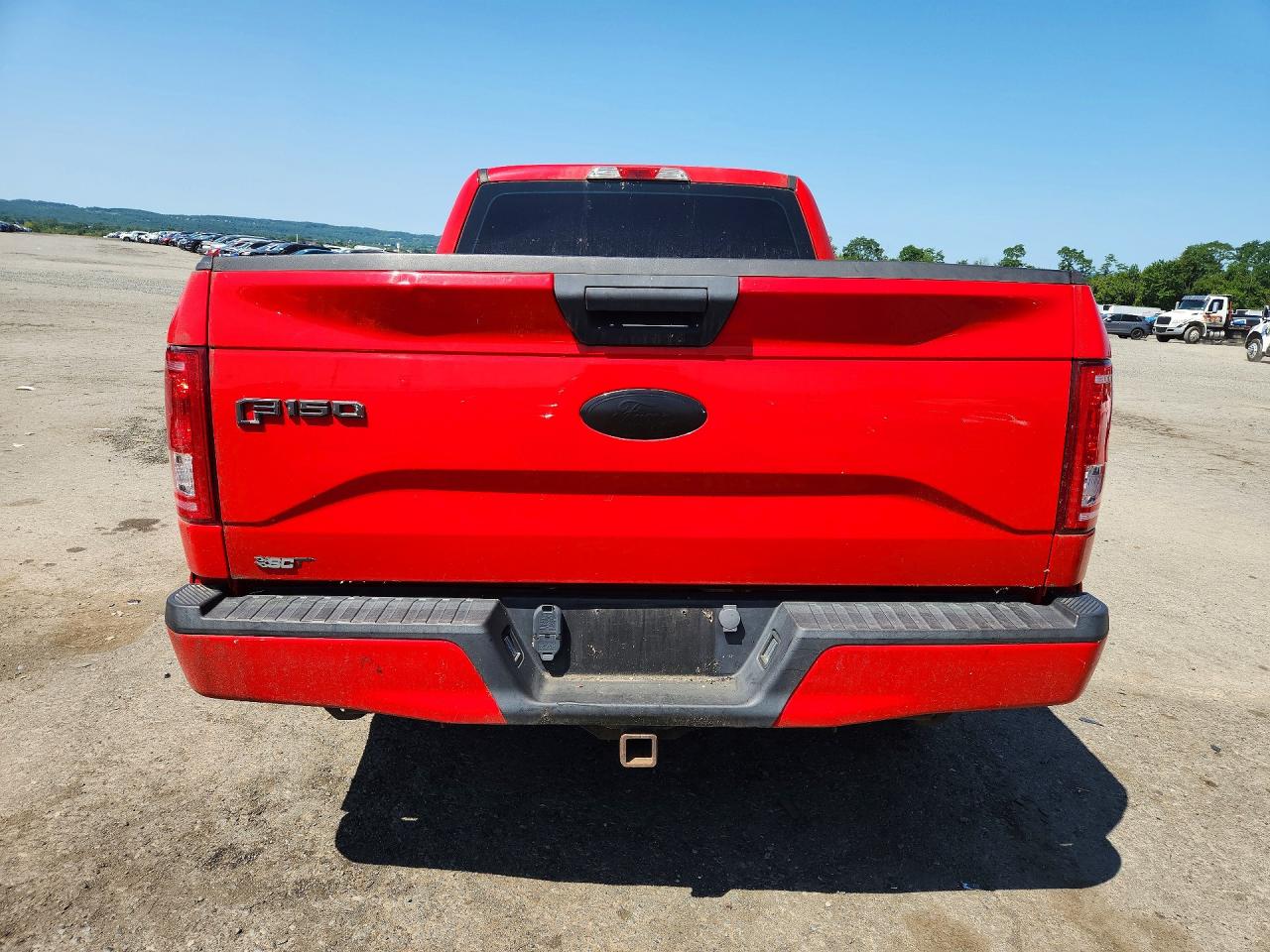 2015 Ford F150 Super Cab Red vin: 1FTEX1EP4FFB54570