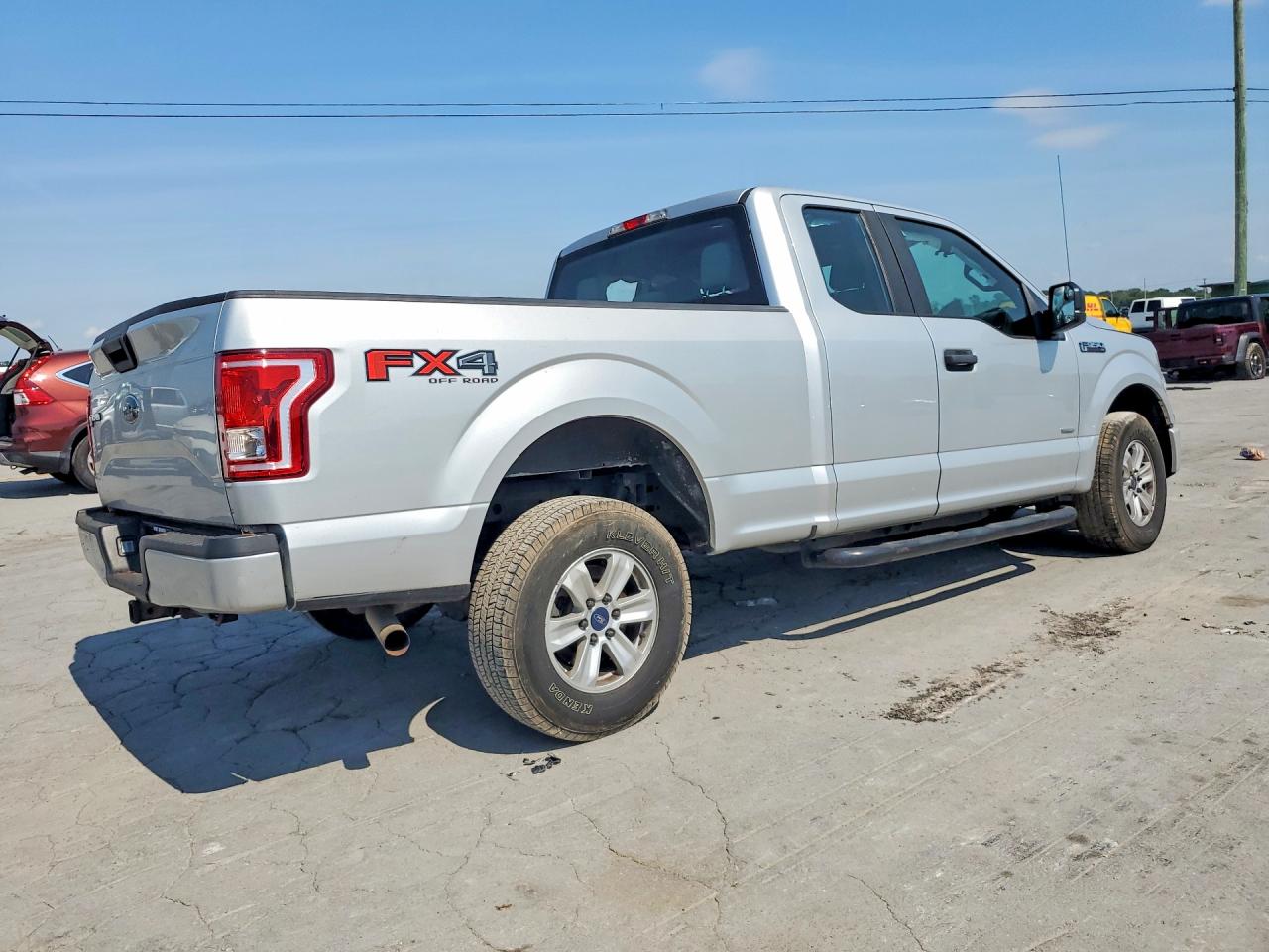 2015 Ford F150 Super Cab Silver vin: 1FTEX1EP4FKF00284