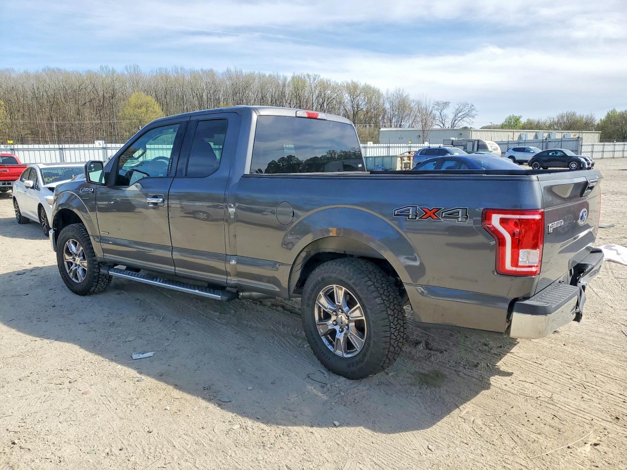 2016 Ford F150 Super Cab Gray vin: 1FTEX1EP4GKF06183