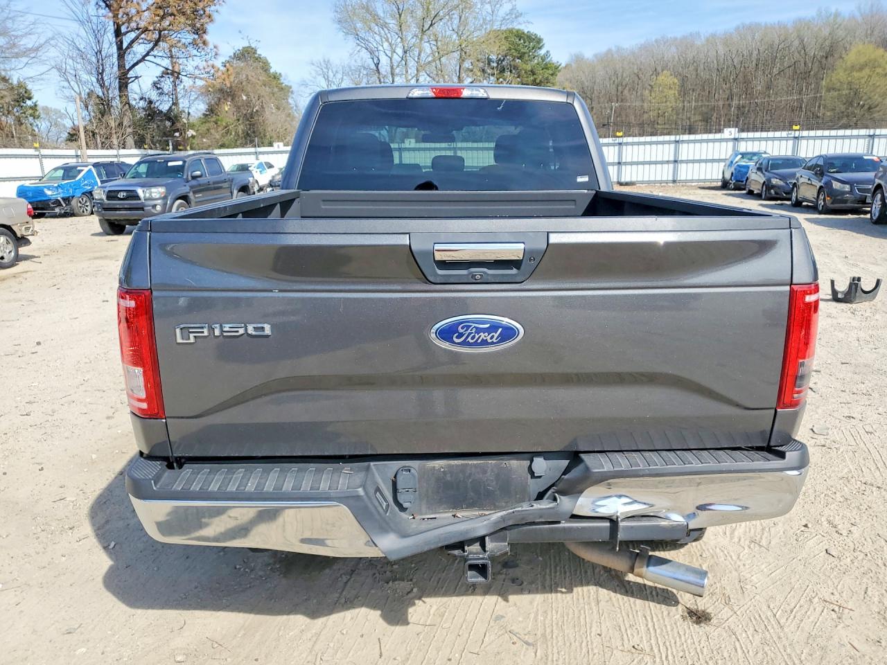 2016 Ford F150 Super Cab Gray vin: 1FTEX1EP4GKF06183