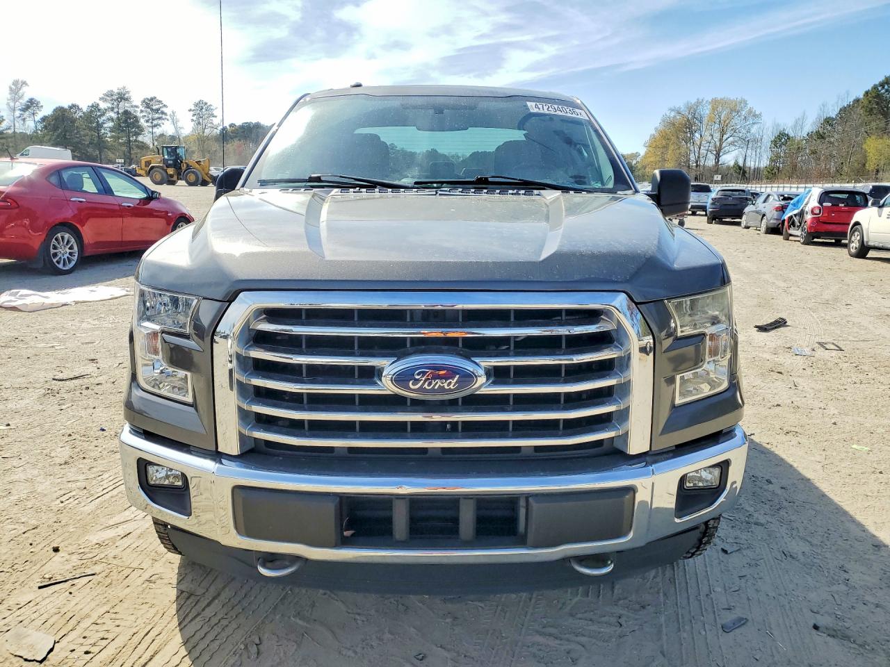 2016 Ford F150 Super Cab Gray vin: 1FTEX1EP4GKF06183