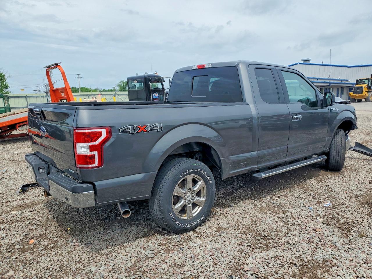 2018 Ford F150 Super Cab Gray vin: 1FTEX1EP4JKG07926