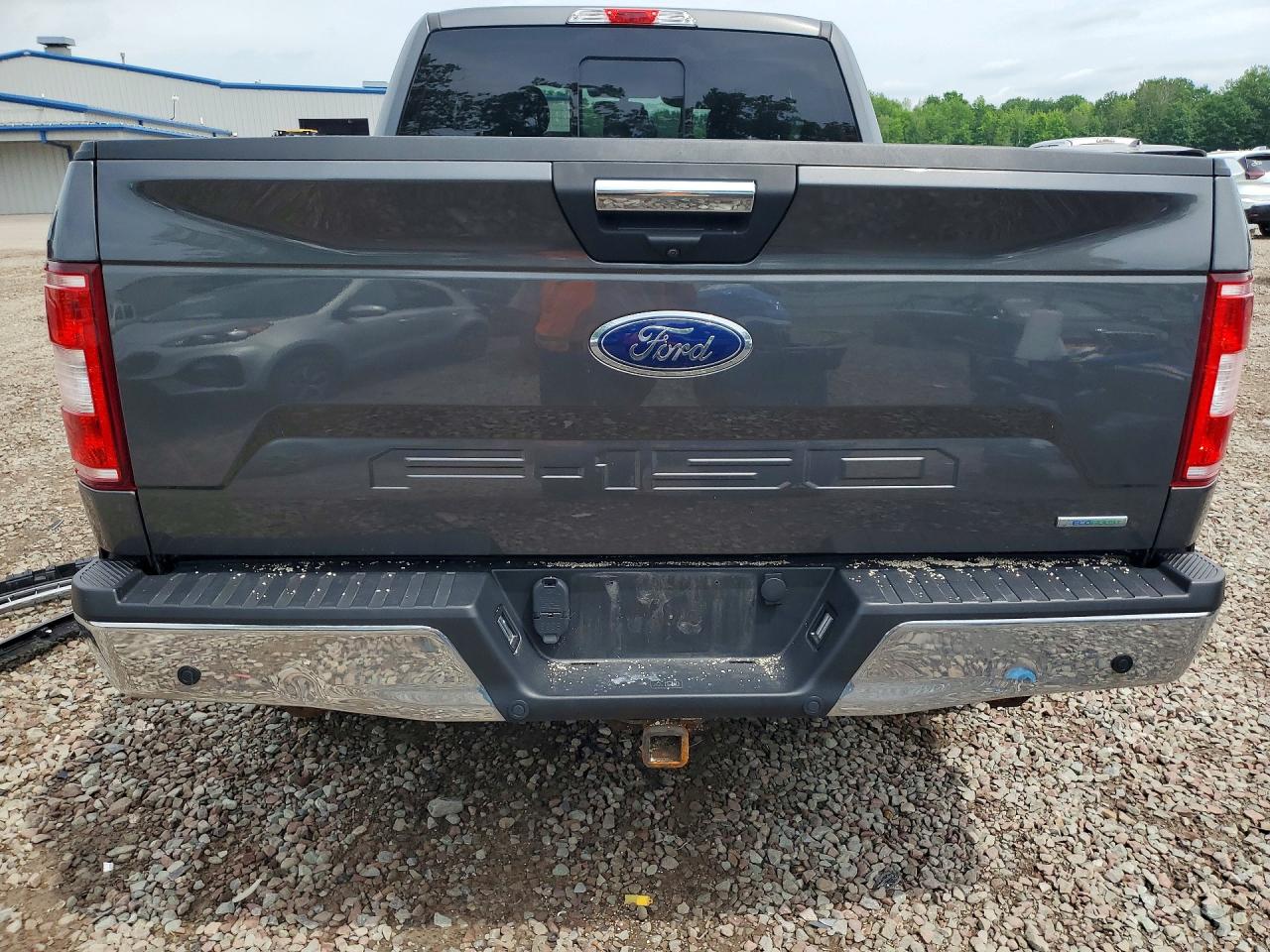 2018 Ford F150 Super Cab Gray vin: 1FTEX1EP4JKG07926
