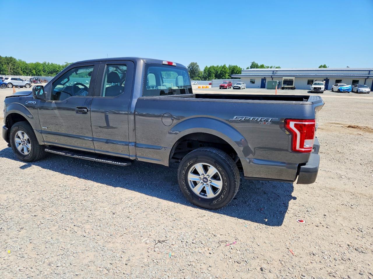 2015 Ford F150 Super Cab Gray vin: 1FTEX1EP5FFC04134