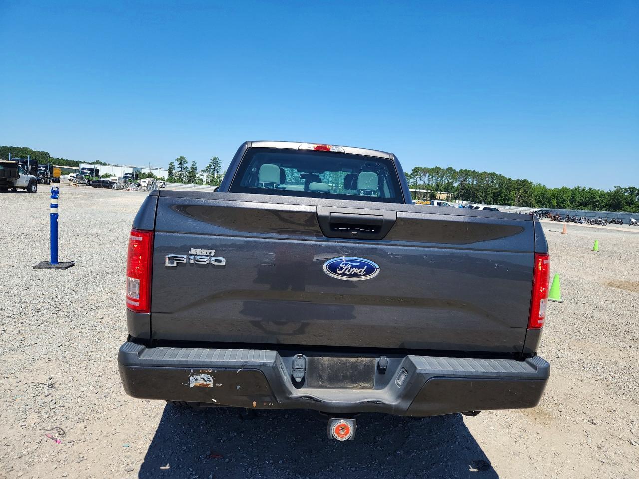 2015 Ford F150 Super Cab Gray vin: 1FTEX1EP5FFC04134