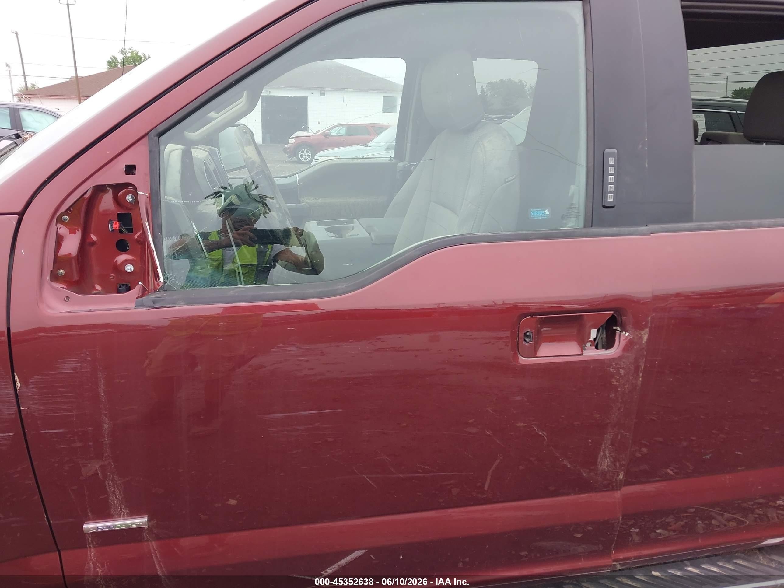 2015 Ford F-150 Xlt Burgundy vin: 1FTEX1EP5FFC18096