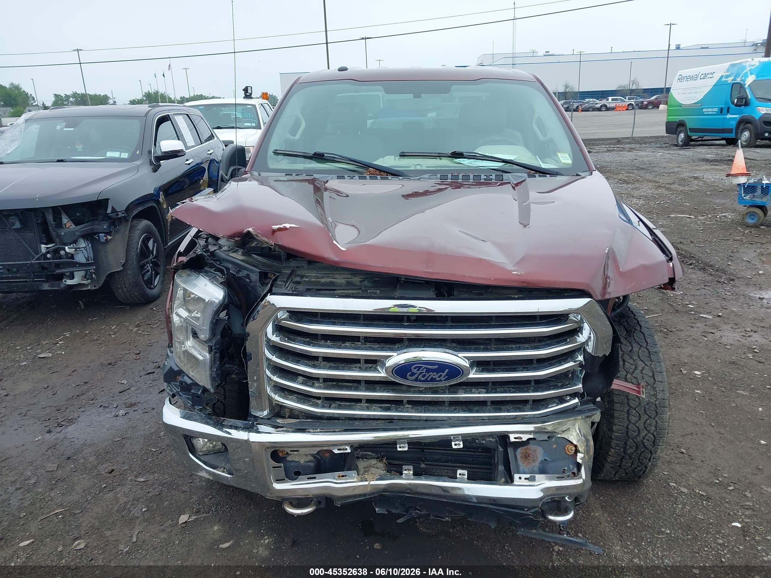 2015 Ford F-150 Xlt Burgundy vin: 1FTEX1EP5FFC18096
