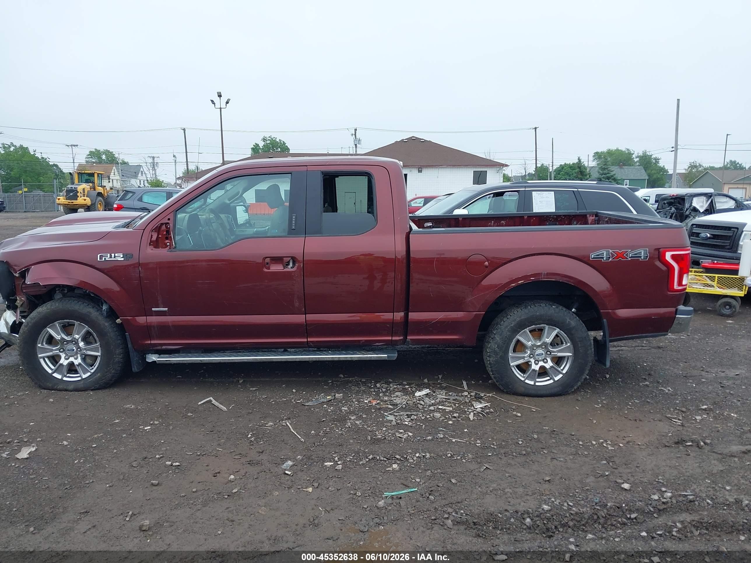 2015 Ford F-150 Xlt Burgundy vin: 1FTEX1EP5FFC18096