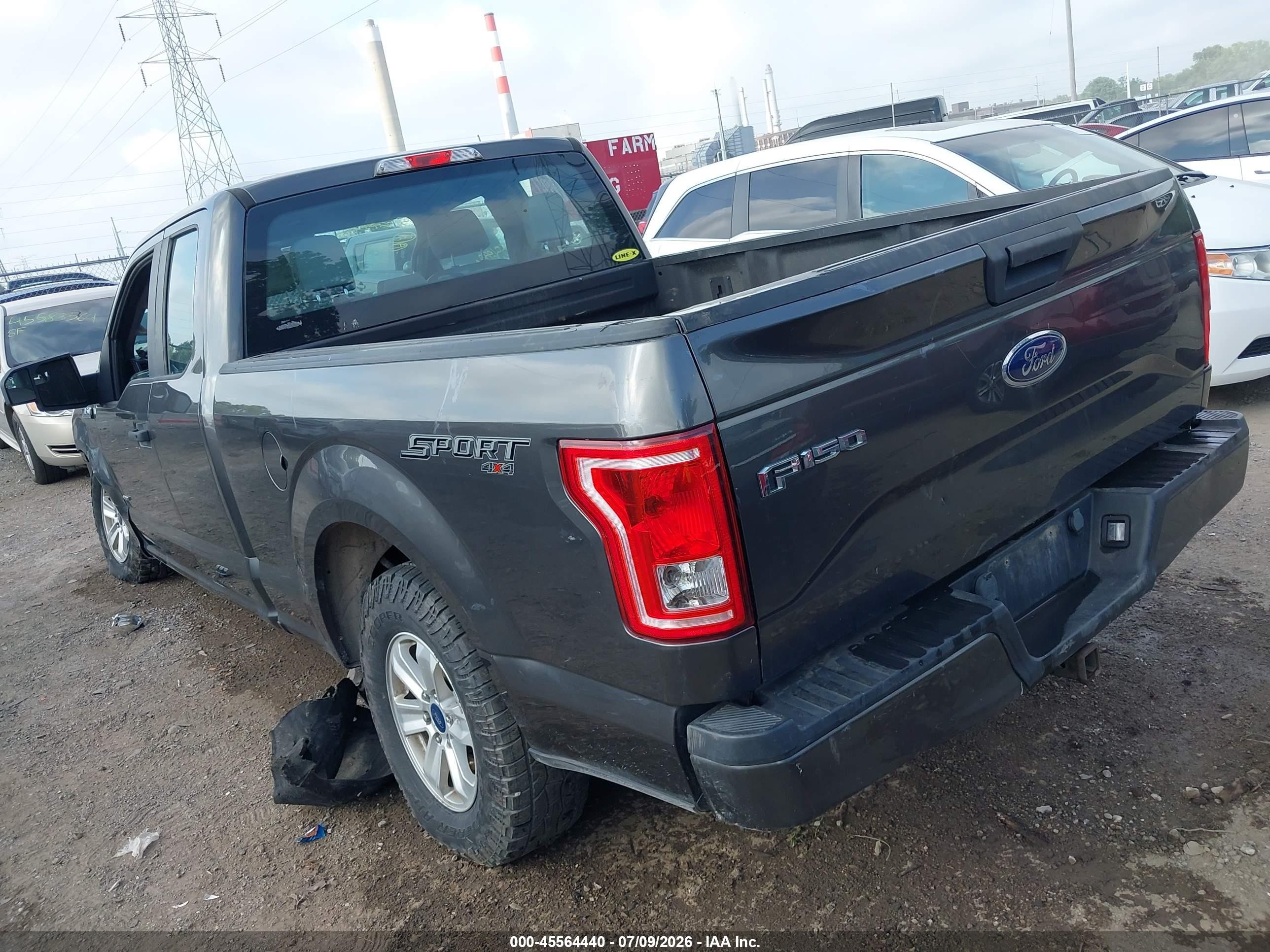 2015 Ford F-150 Lariat/xl/xlt Серый vin: 1FTEX1EP5FFD04606