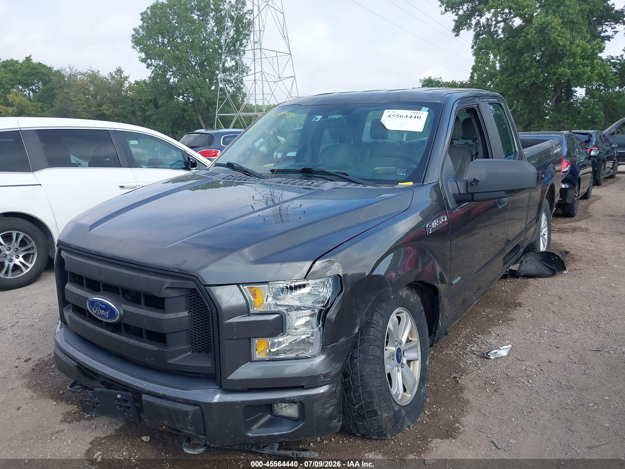 2015 Ford F-150 Lariat/xl/xlt Серый vin: 1FTEX1EP5FFD04606