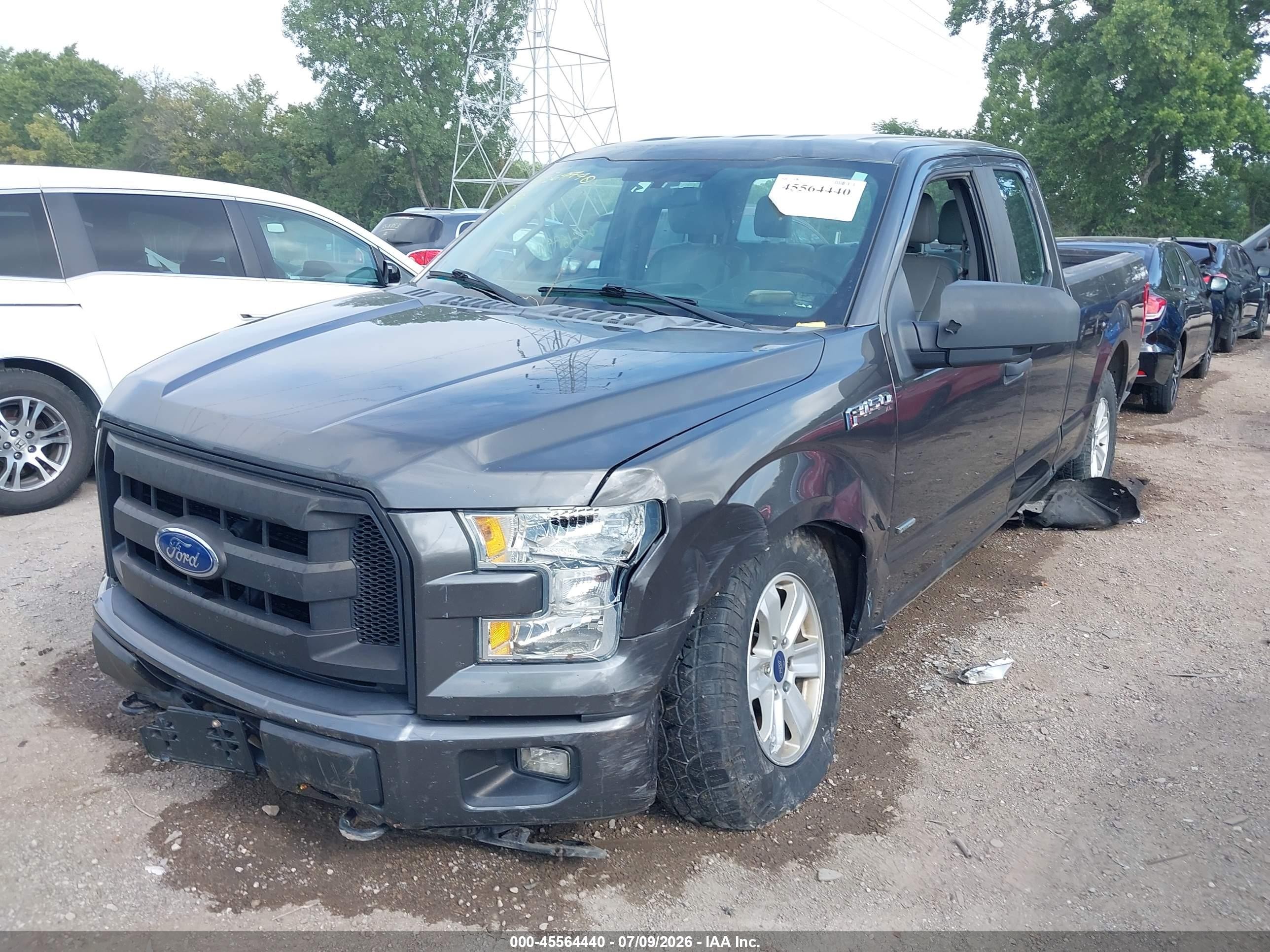 2015 Ford F-150 Lariat/xl/xlt Серый vin: 1FTEX1EP5FFD04606