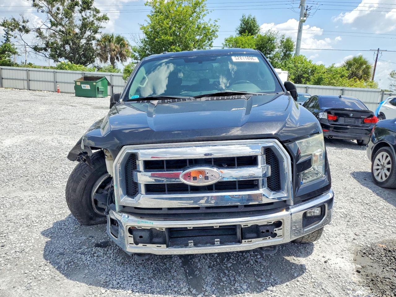 2015 Ford F150 Super Cab Черный vin: 1FTEX1EP5FFD05318