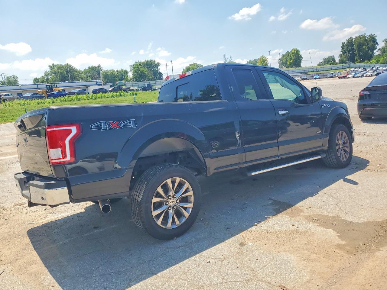 2015 Ford F150 Super Cab Black vin: 1FTEX1EP5FKD42022