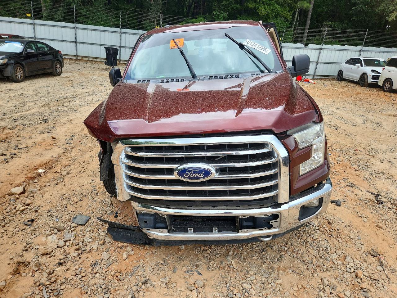 2015 Ford F150 Super Cab Maroon vin: 1FTEX1EP6FFA71237