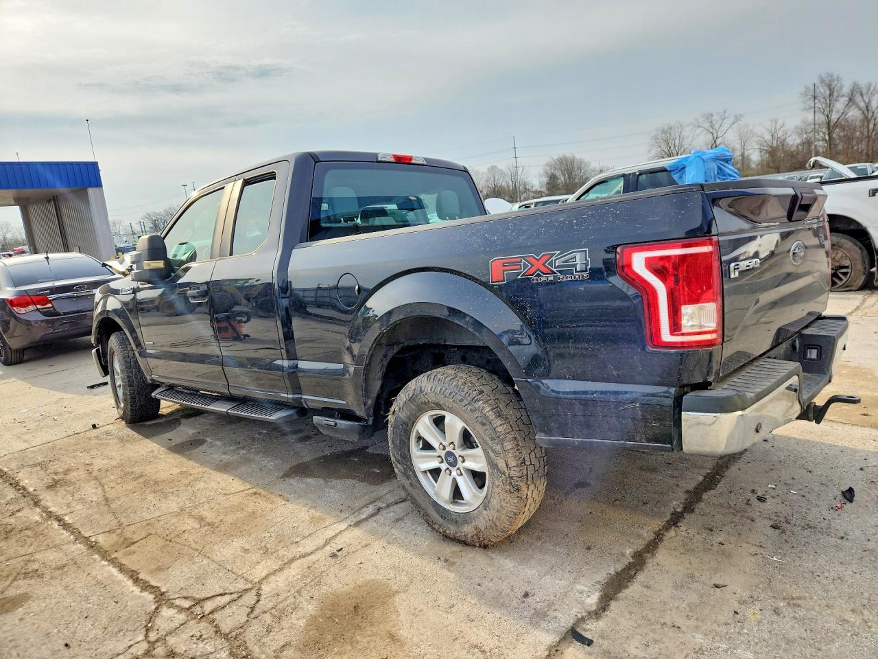 2015 Ford F150 Super Cab Black vin: 1FTEX1EP6FFC13456