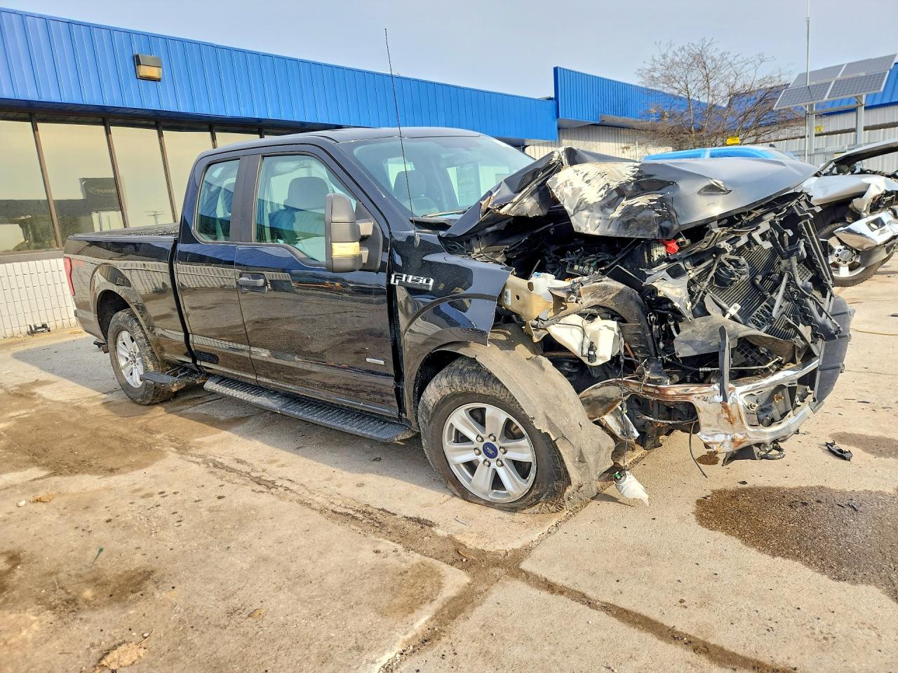 2015 Ford F150 Super Cab Black vin: 1FTEX1EP6FFC13456