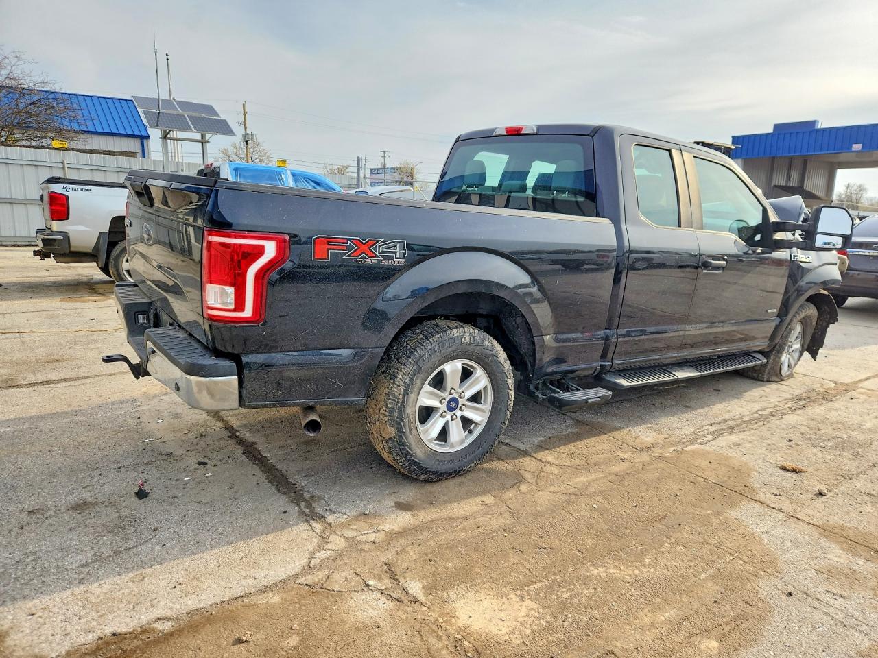 2015 Ford F150 Super Cab Black vin: 1FTEX1EP6FFC13456