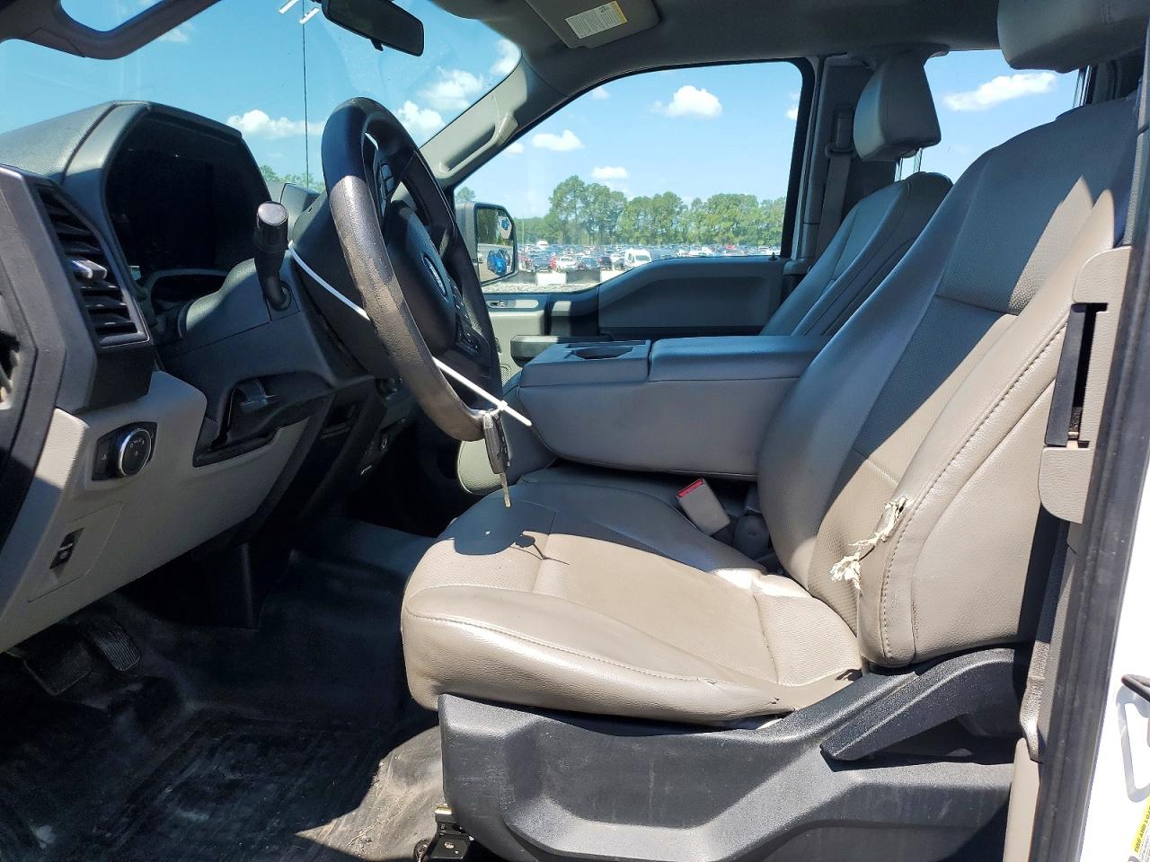2015 Ford F150 Super Cab White vin: 1FTEX1EP6FFC43945