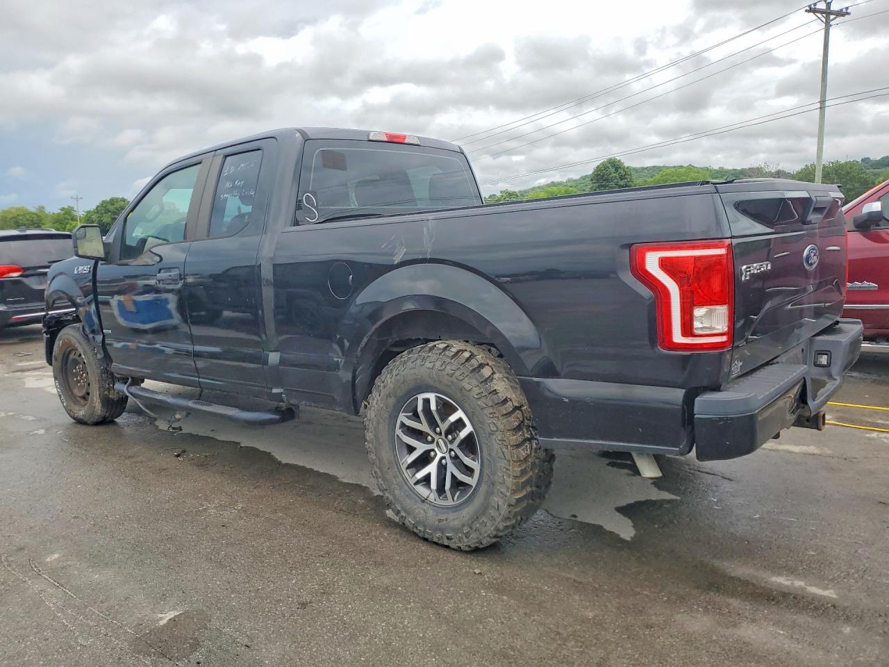 2015 Ford F150 Super Cab Black vin: 1FTEX1EP6FFC57246