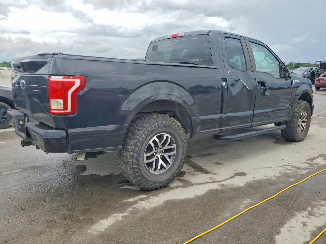 2015 Ford F150 Super Cab Black vin: 1FTEX1EP6FFC57246