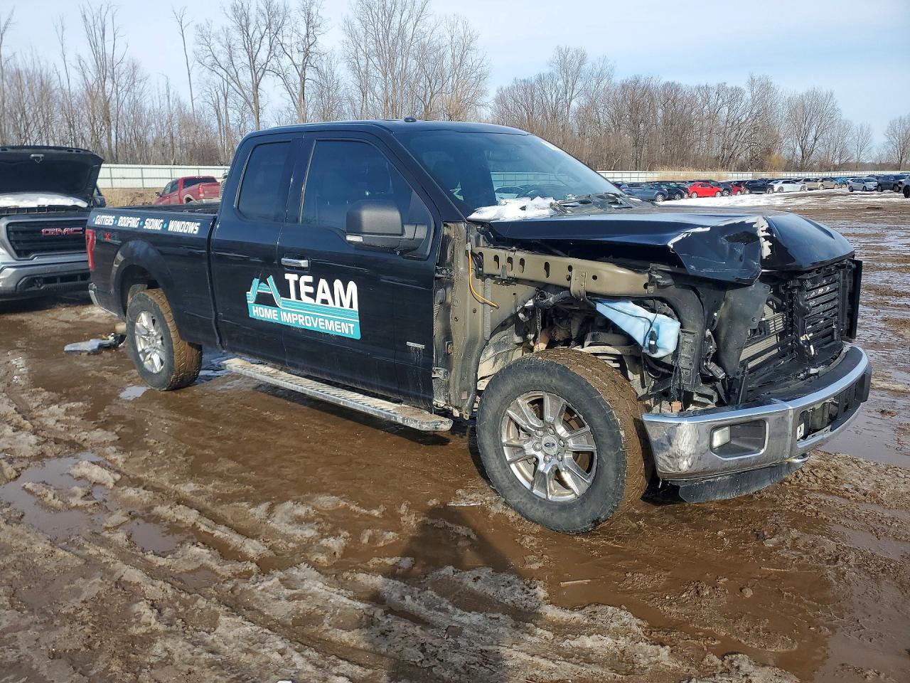 2015 Ford F150 Super Cab Черный vin: 1FTEX1EP6FFD12648