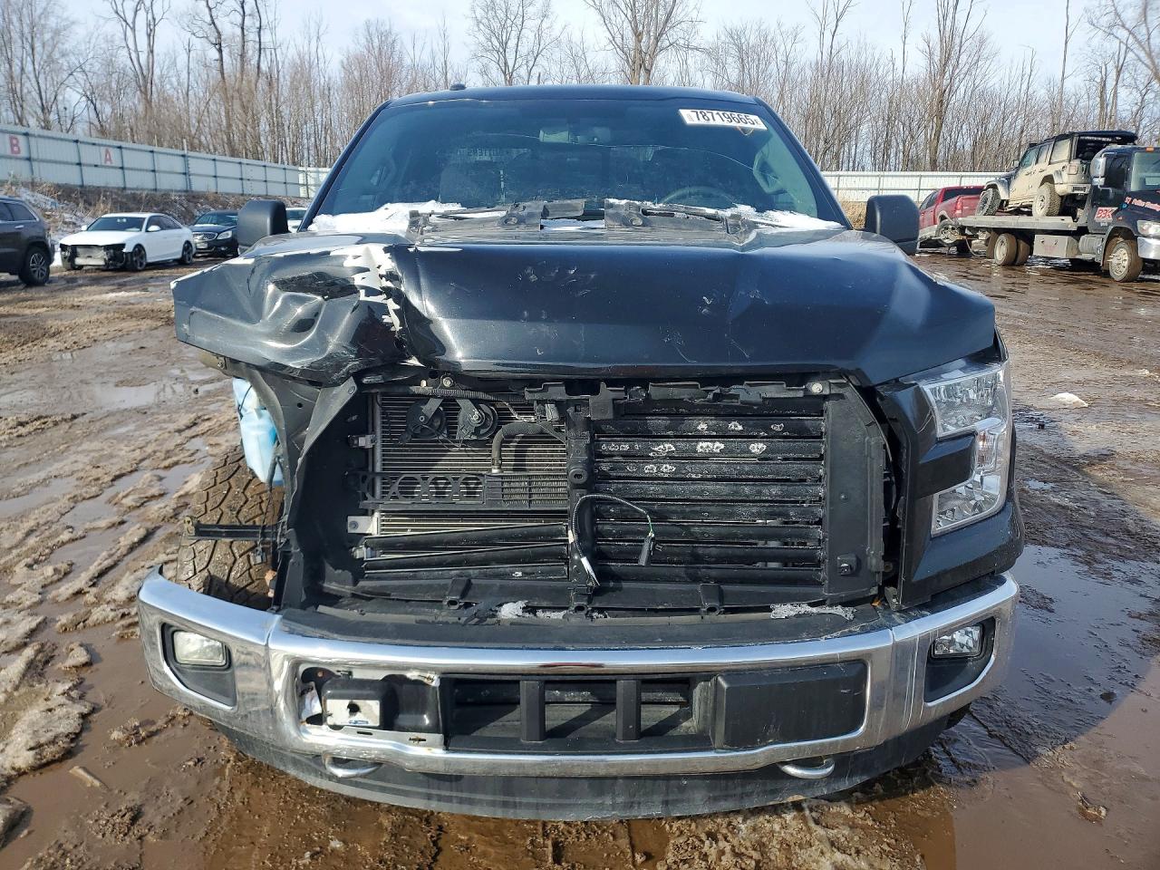 2015 Ford F150 Super Cab Черный vin: 1FTEX1EP6FFD12648