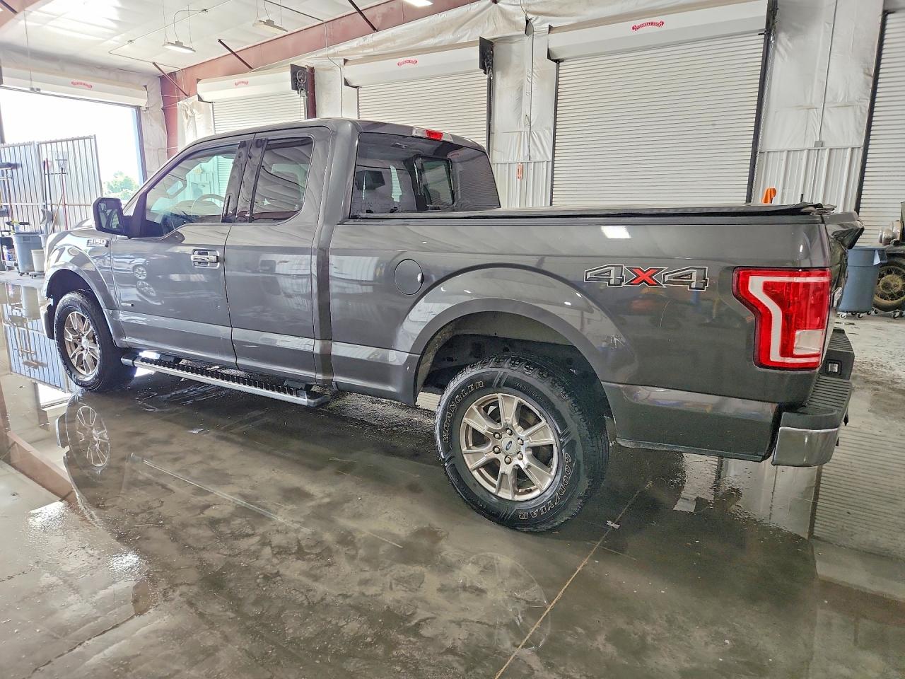 2015 Ford F150 Super Cab Gray vin: 1FTEX1EP6FKD26962
