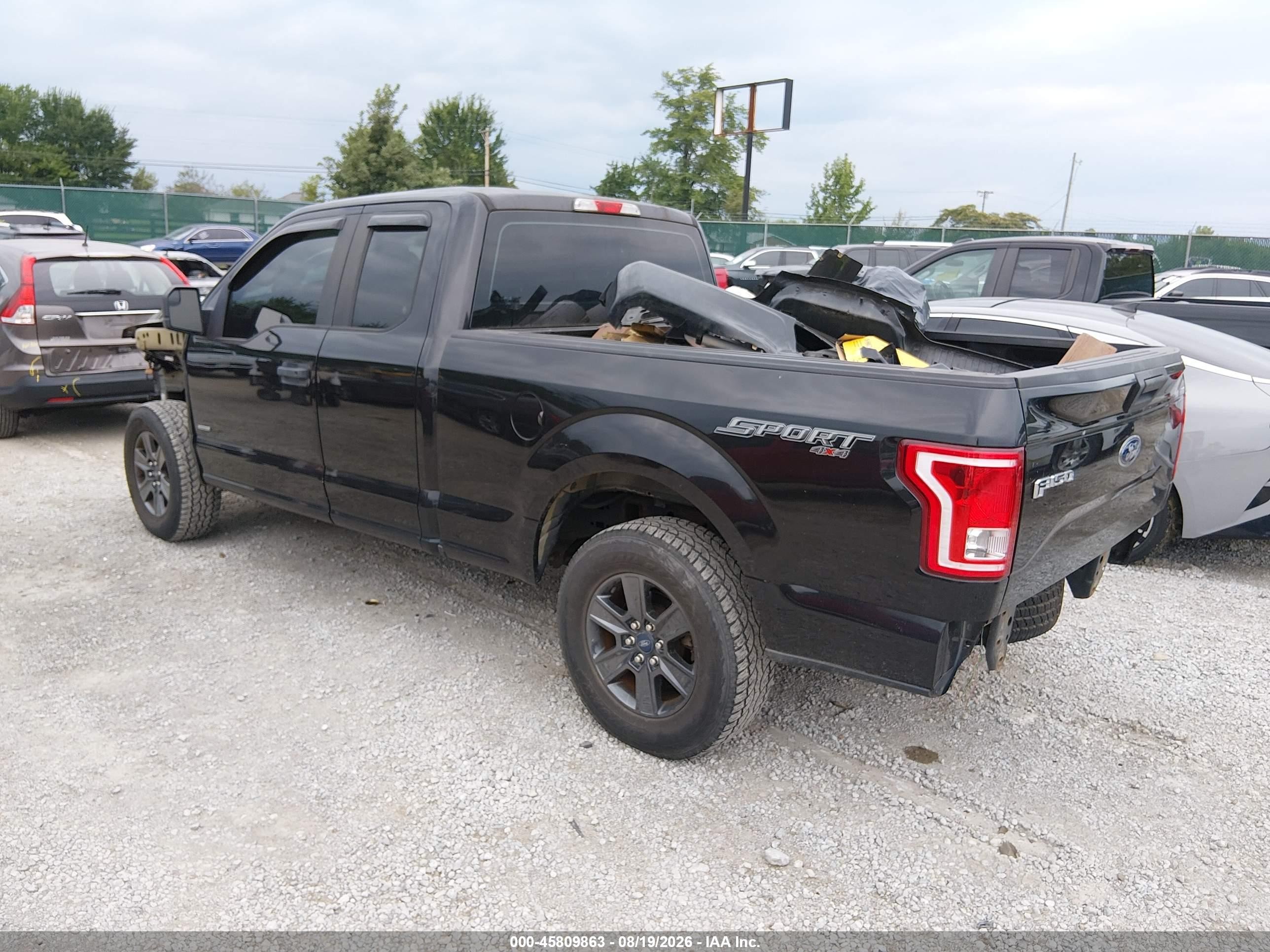 2015 Ford F-150 Xl Black vin: 1FTEX1EP6FKF21069