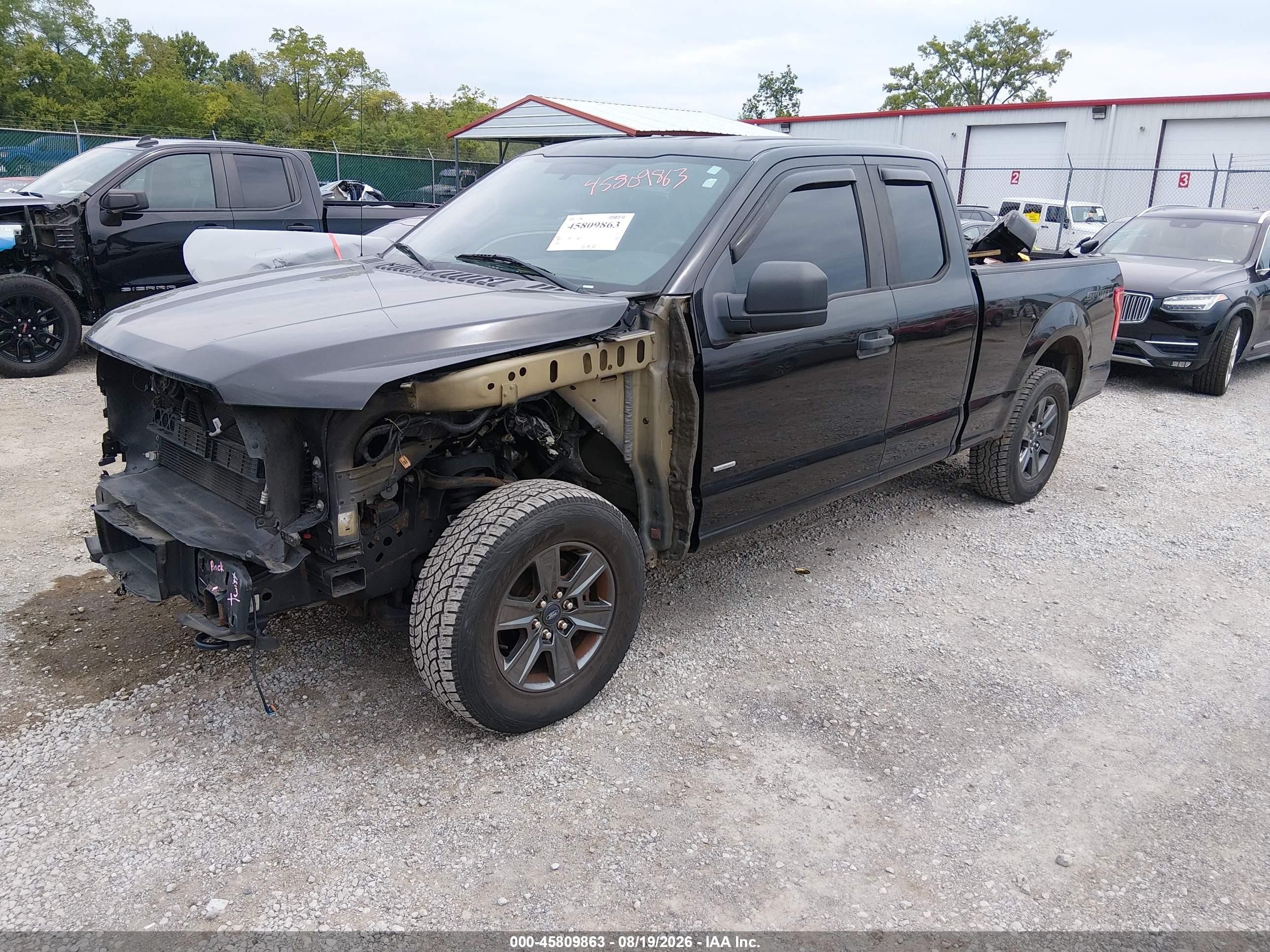 2015 Ford F-150 Xl Black vin: 1FTEX1EP6FKF21069