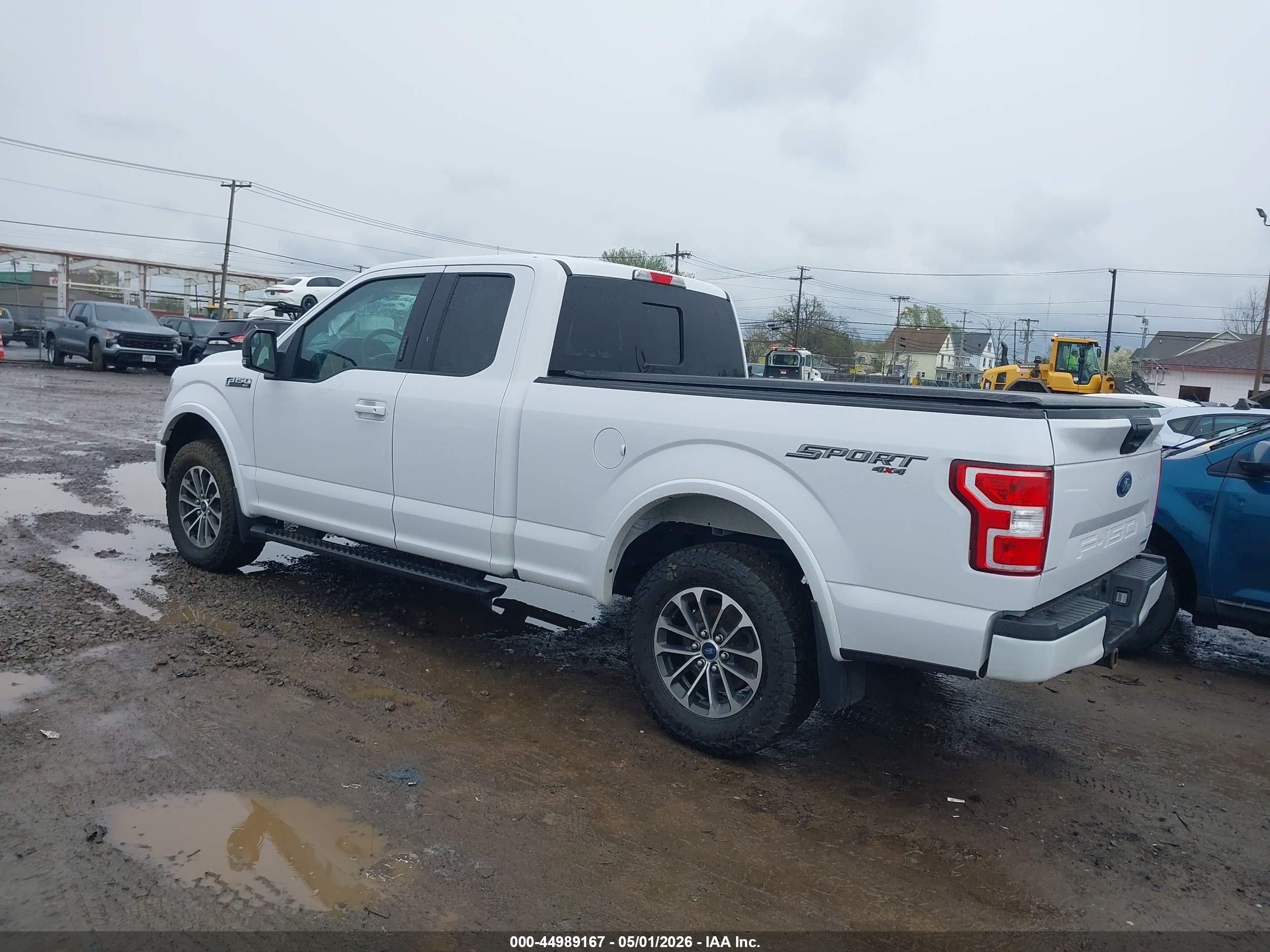 2020 Ford F-150 Xlt White vin: 1FTEX1EP6LKF35002
