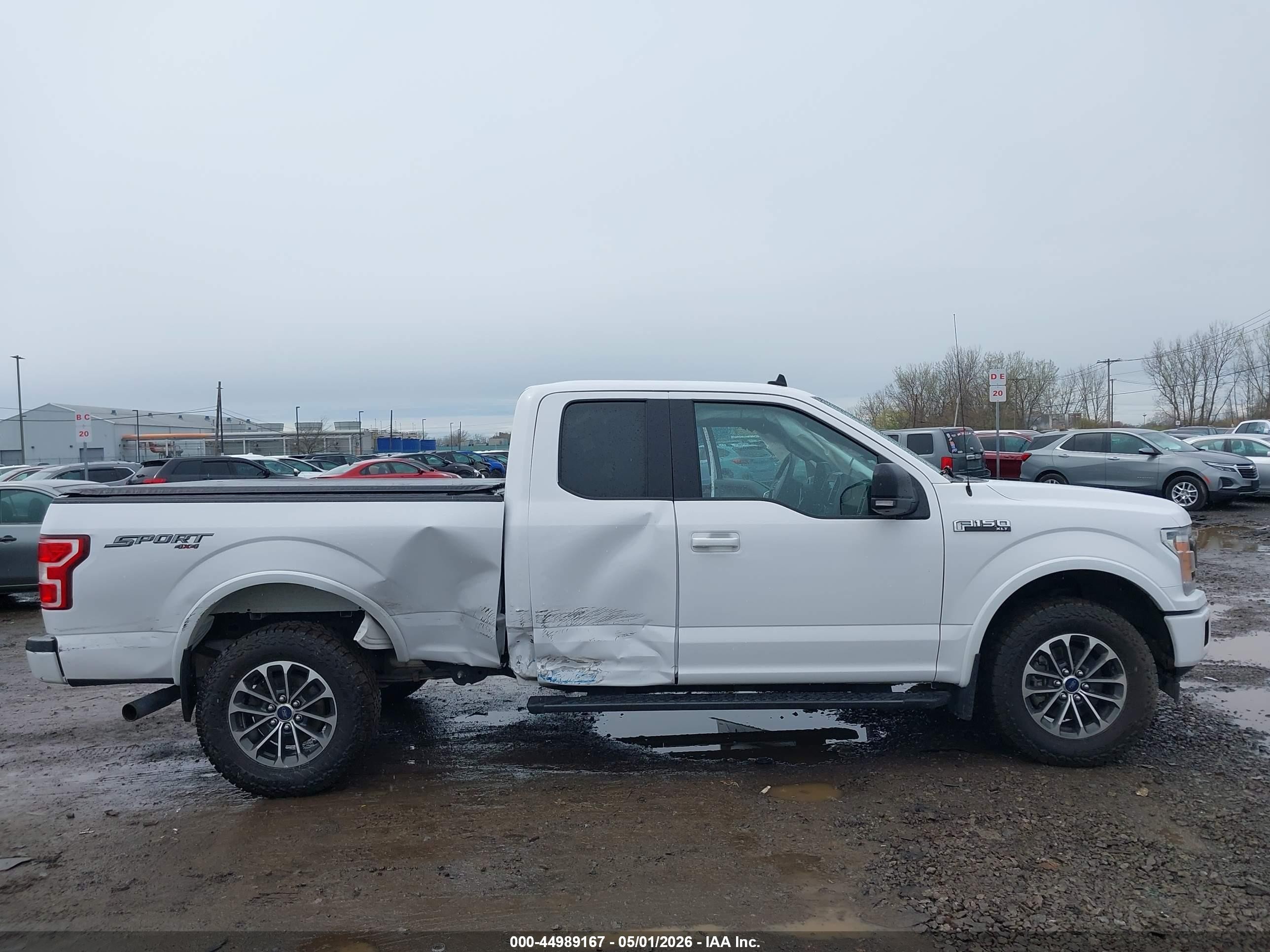 2020 Ford F-150 Xlt White vin: 1FTEX1EP6LKF35002