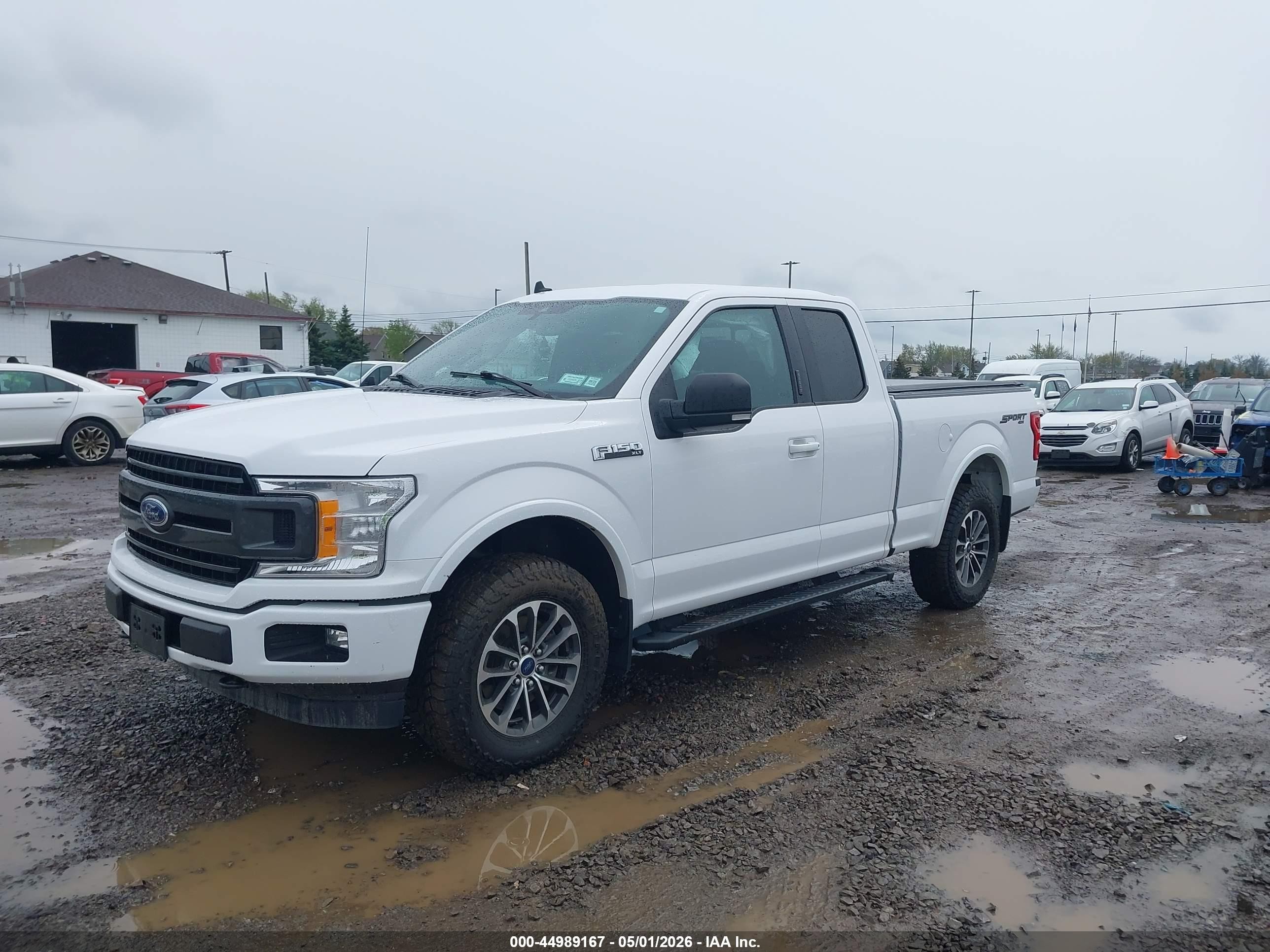2020 Ford F-150 Xlt White vin: 1FTEX1EP6LKF35002