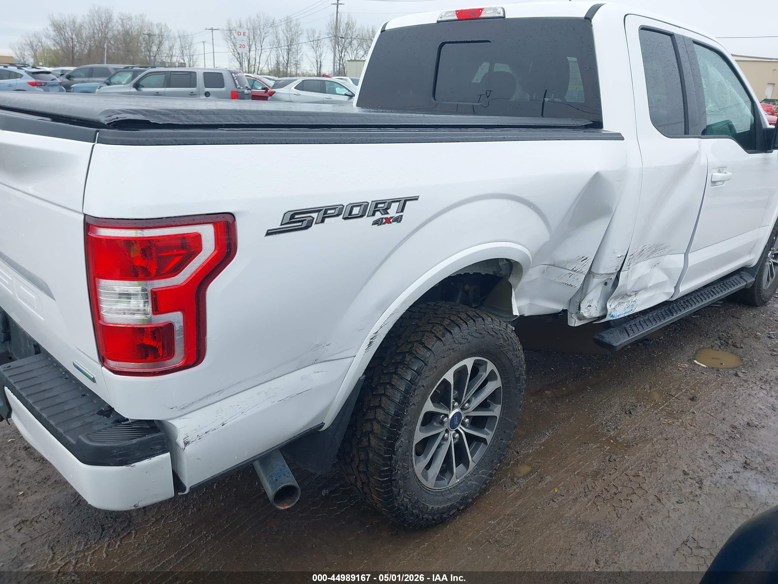 2020 Ford F-150 Xlt White vin: 1FTEX1EP6LKF35002