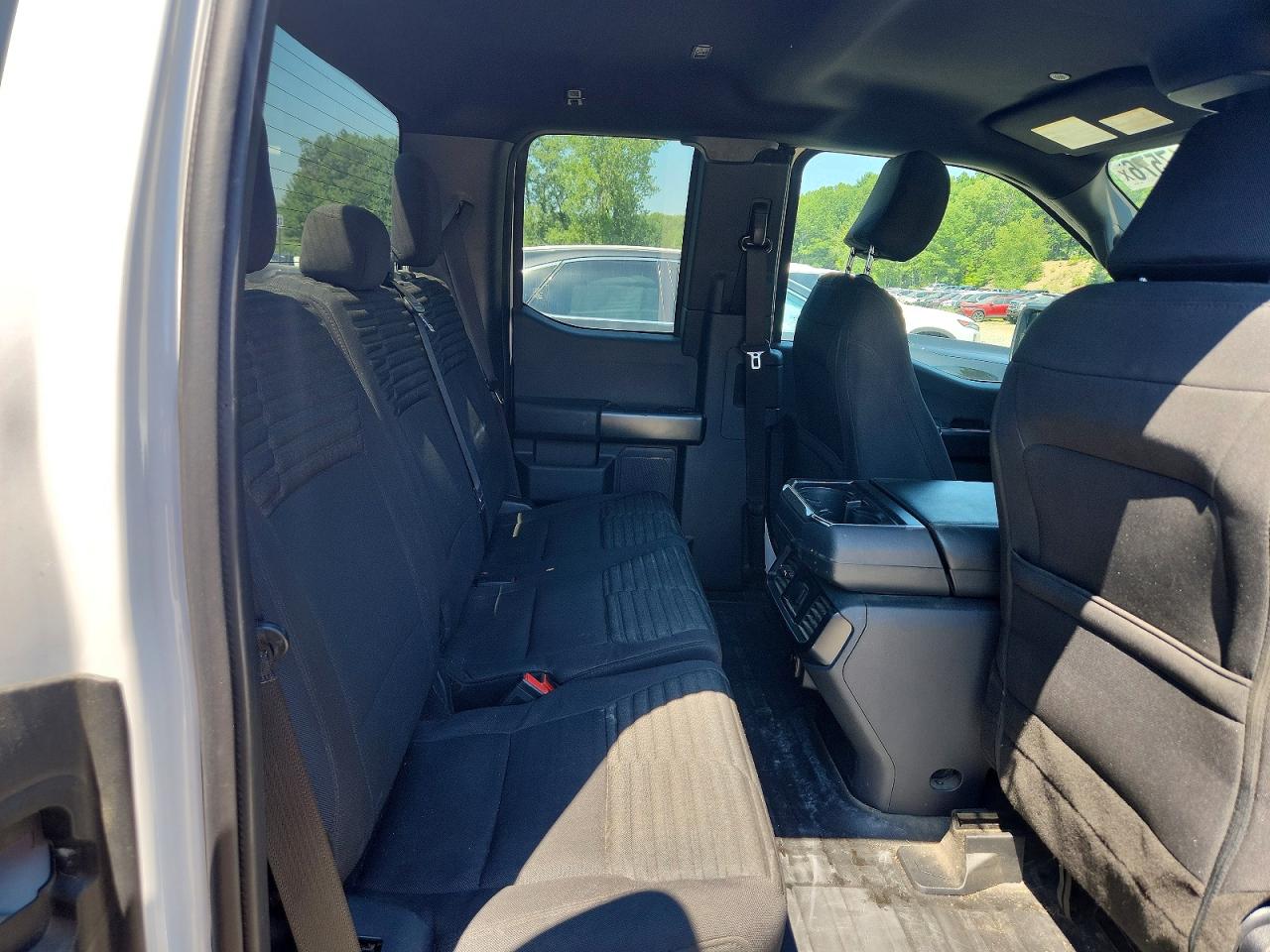 2023 Ford F150 Super Cab White vin: 1FTEX1EP6PKD77394
