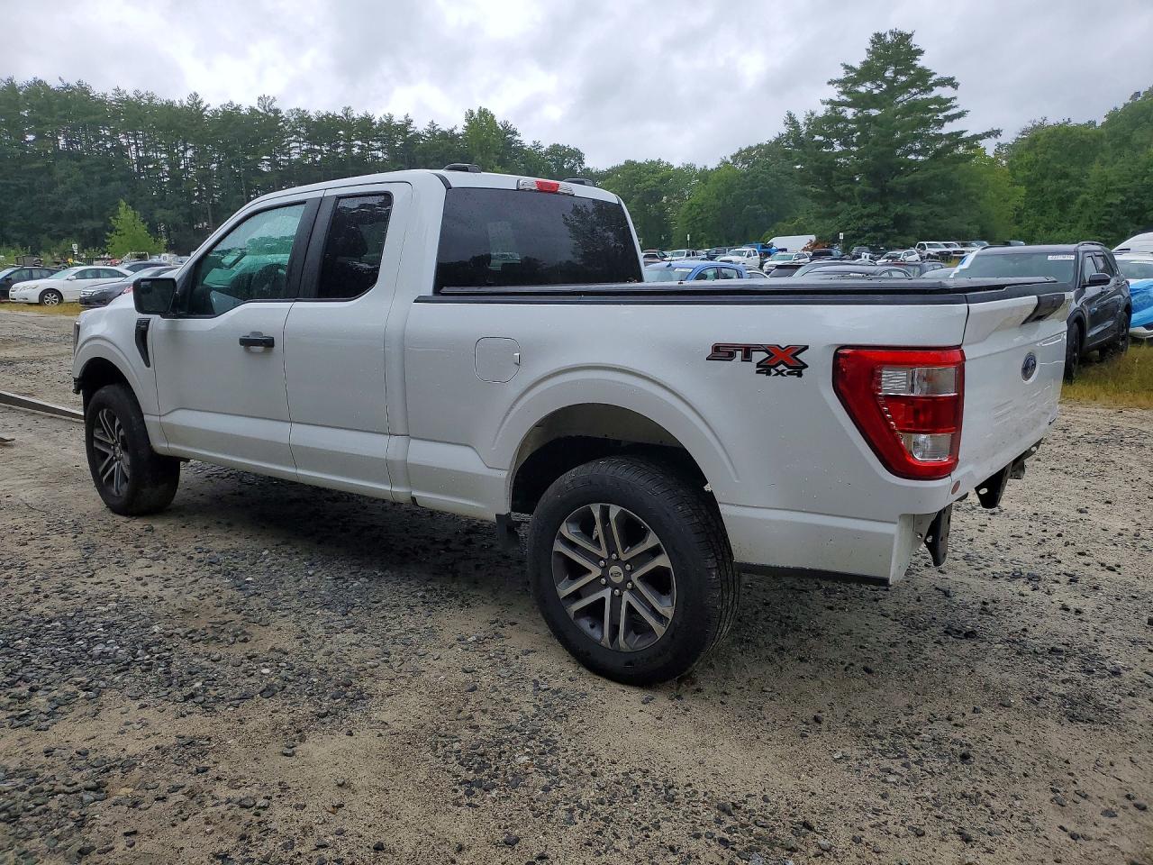2023 Ford F150 Super Cab White vin: 1FTEX1EP6PKD77394