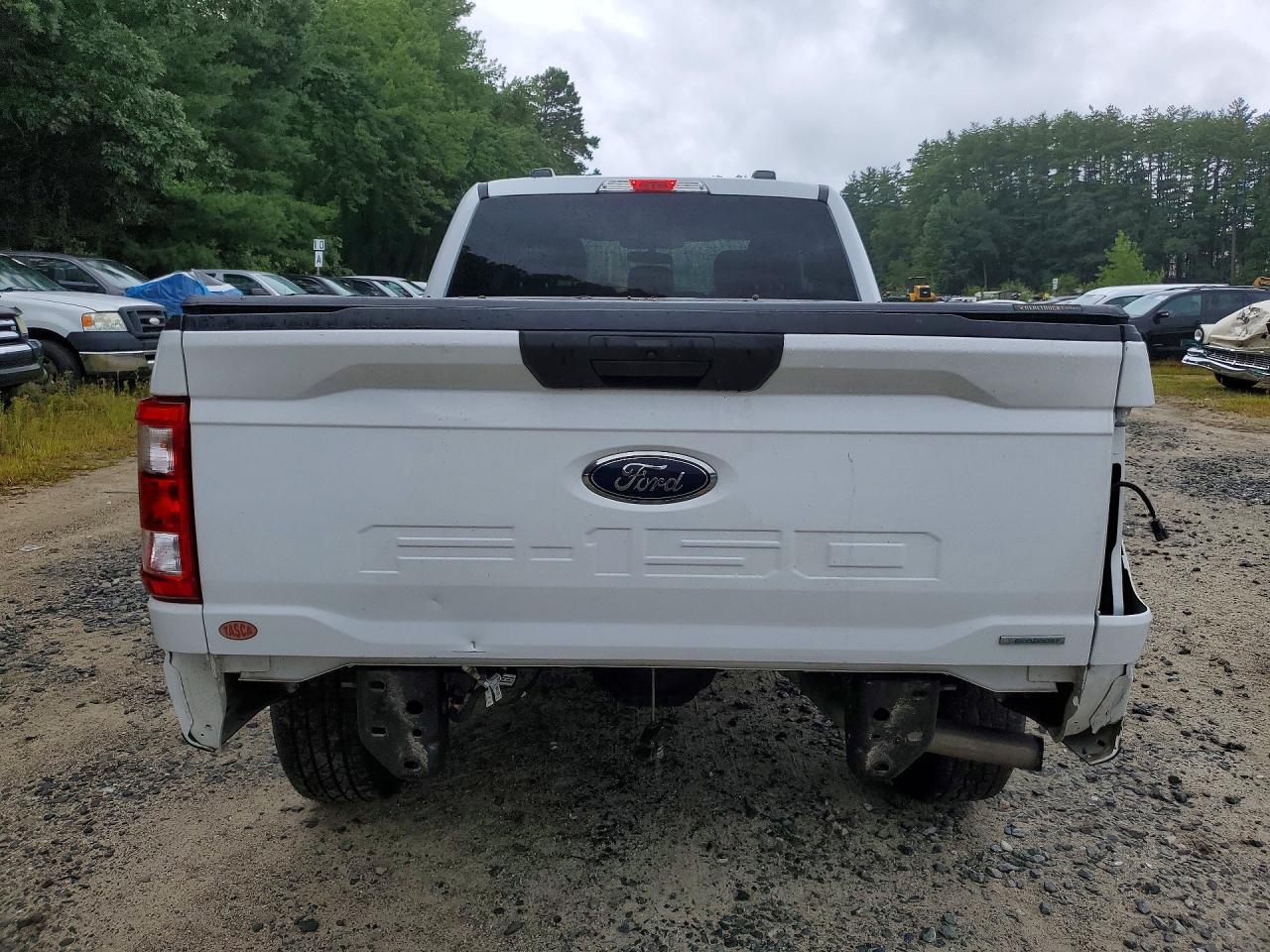 2023 Ford F150 Super Cab White vin: 1FTEX1EP6PKD77394
