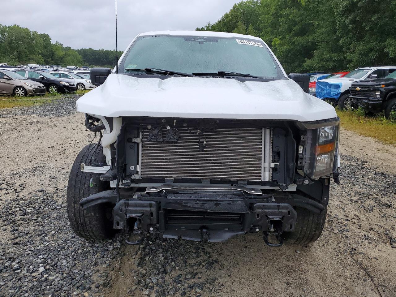 2023 Ford F150 Super Cab White vin: 1FTEX1EP6PKD77394