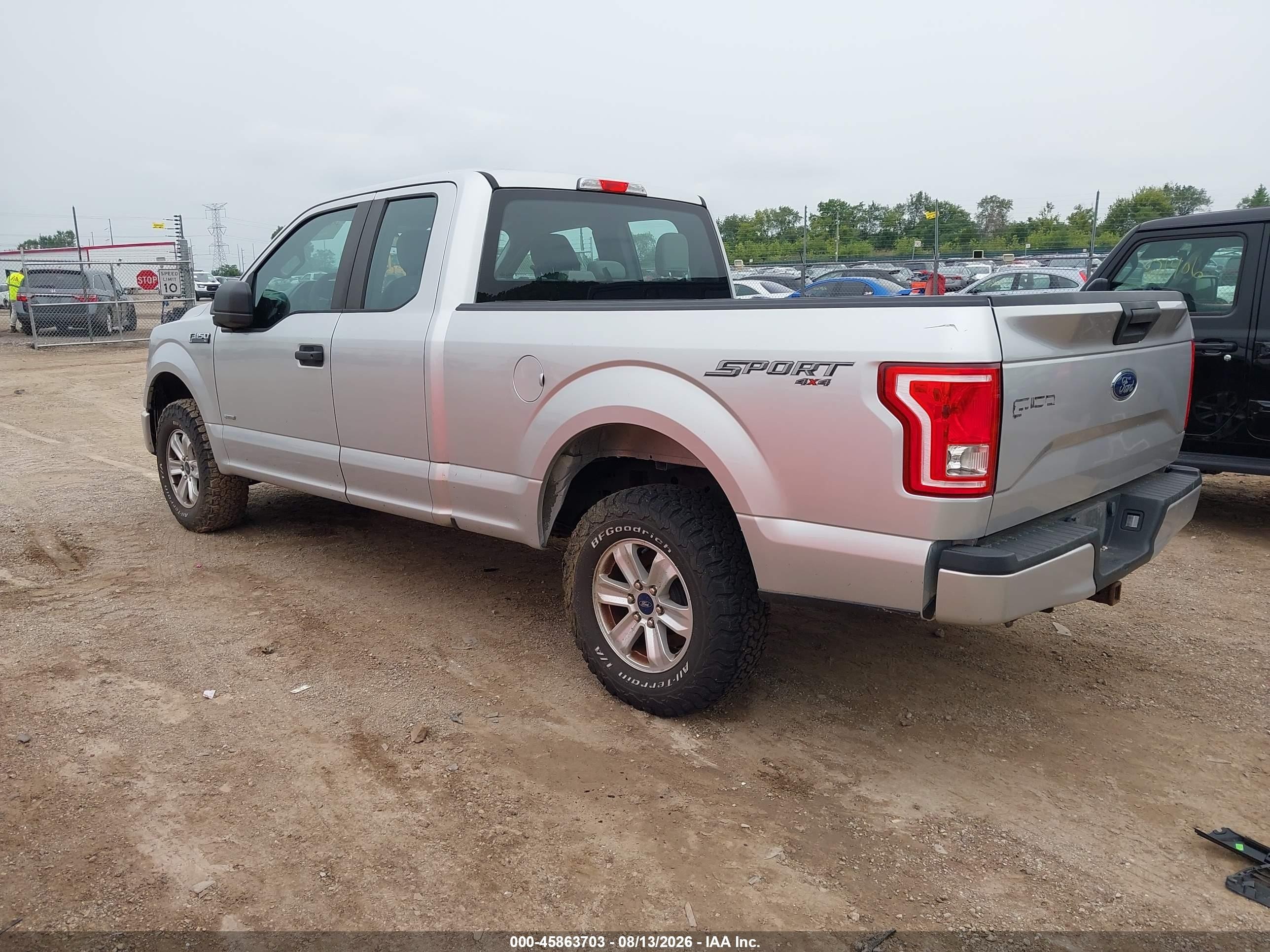 2015 Ford F-150 Xl Silver vin: 1FTEX1EP7FFB39237