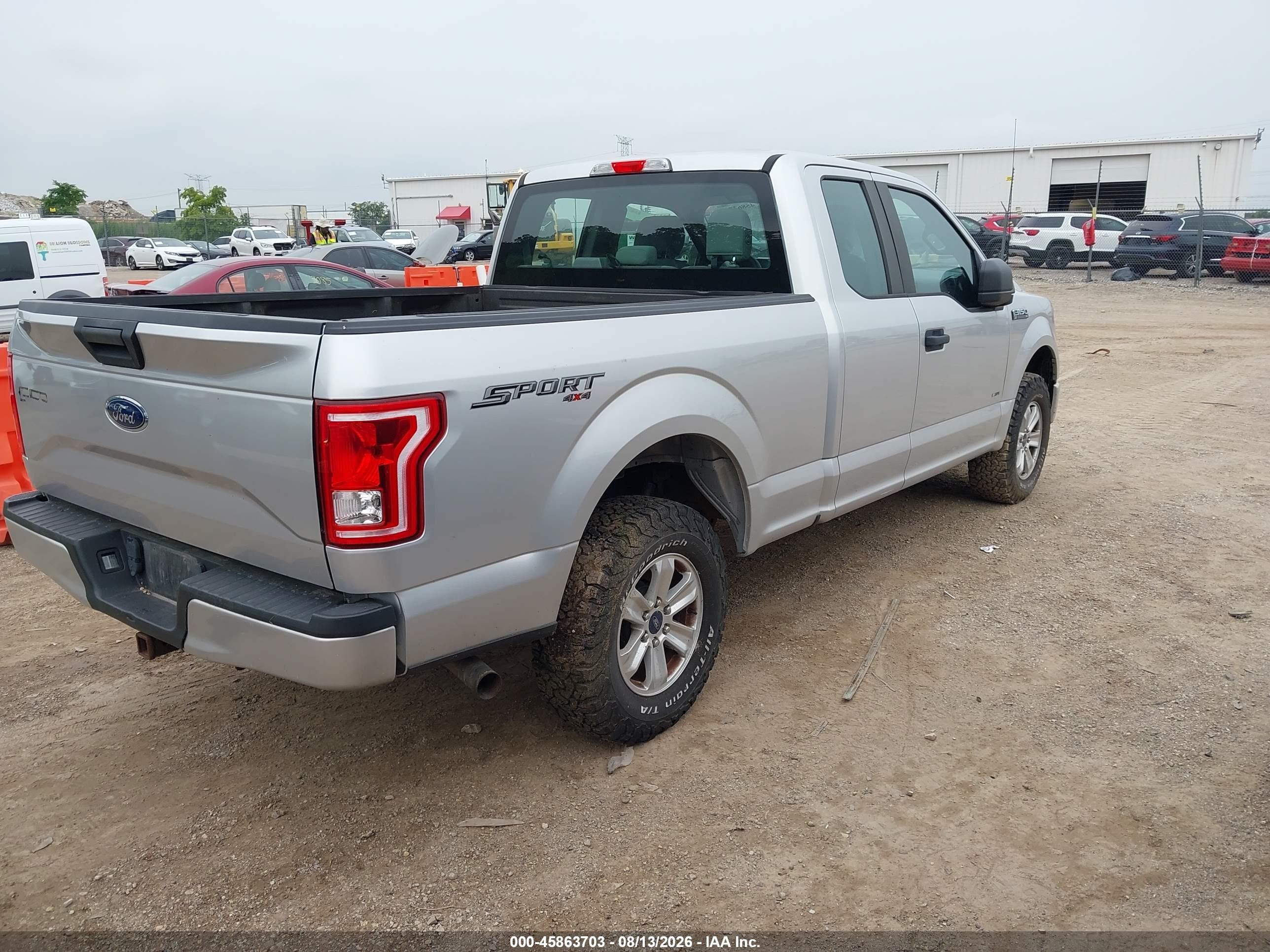 2015 Ford F-150 Xl Silver vin: 1FTEX1EP7FFB39237