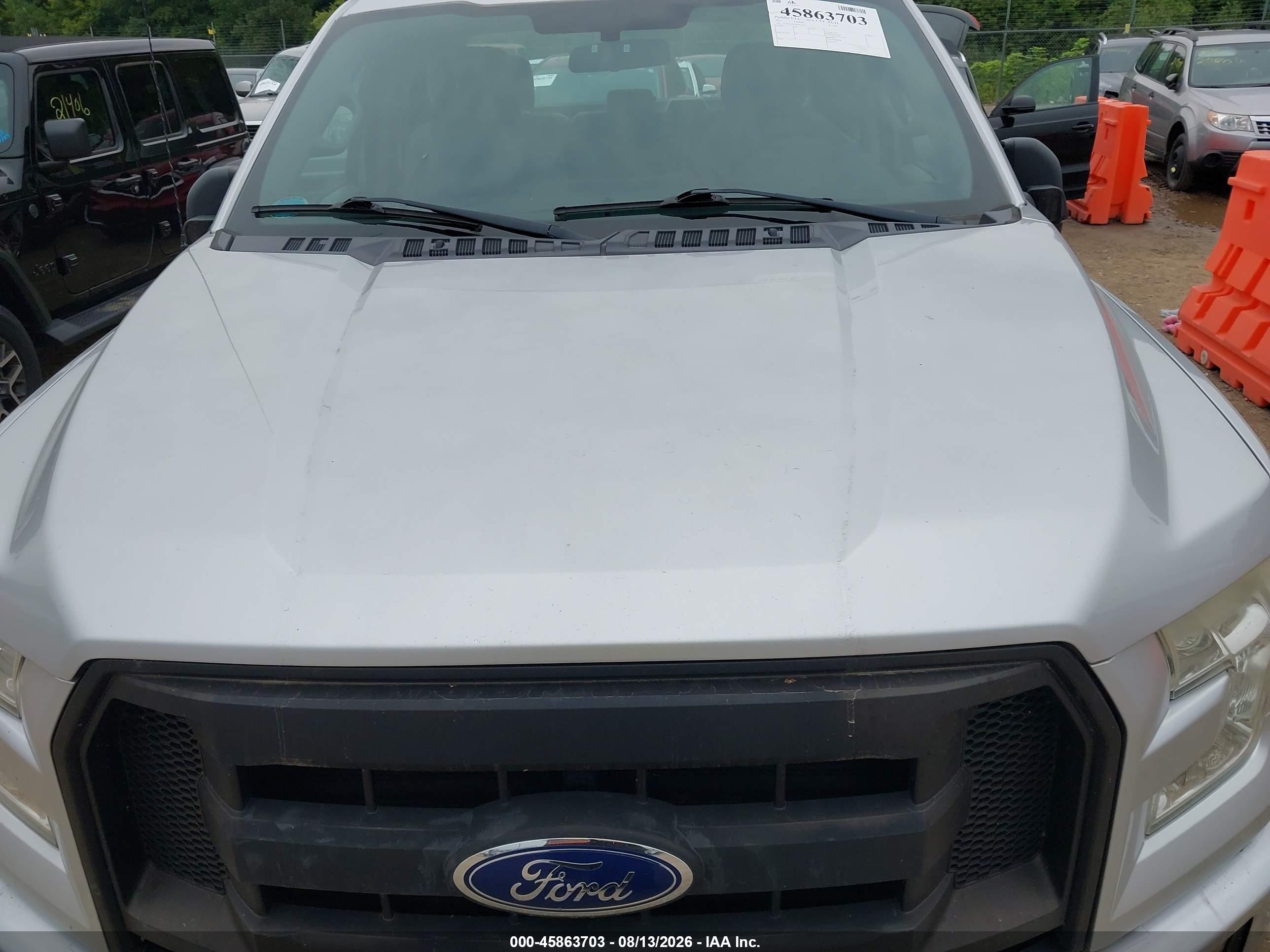 2015 Ford F-150 Xl Silver vin: 1FTEX1EP7FFB39237