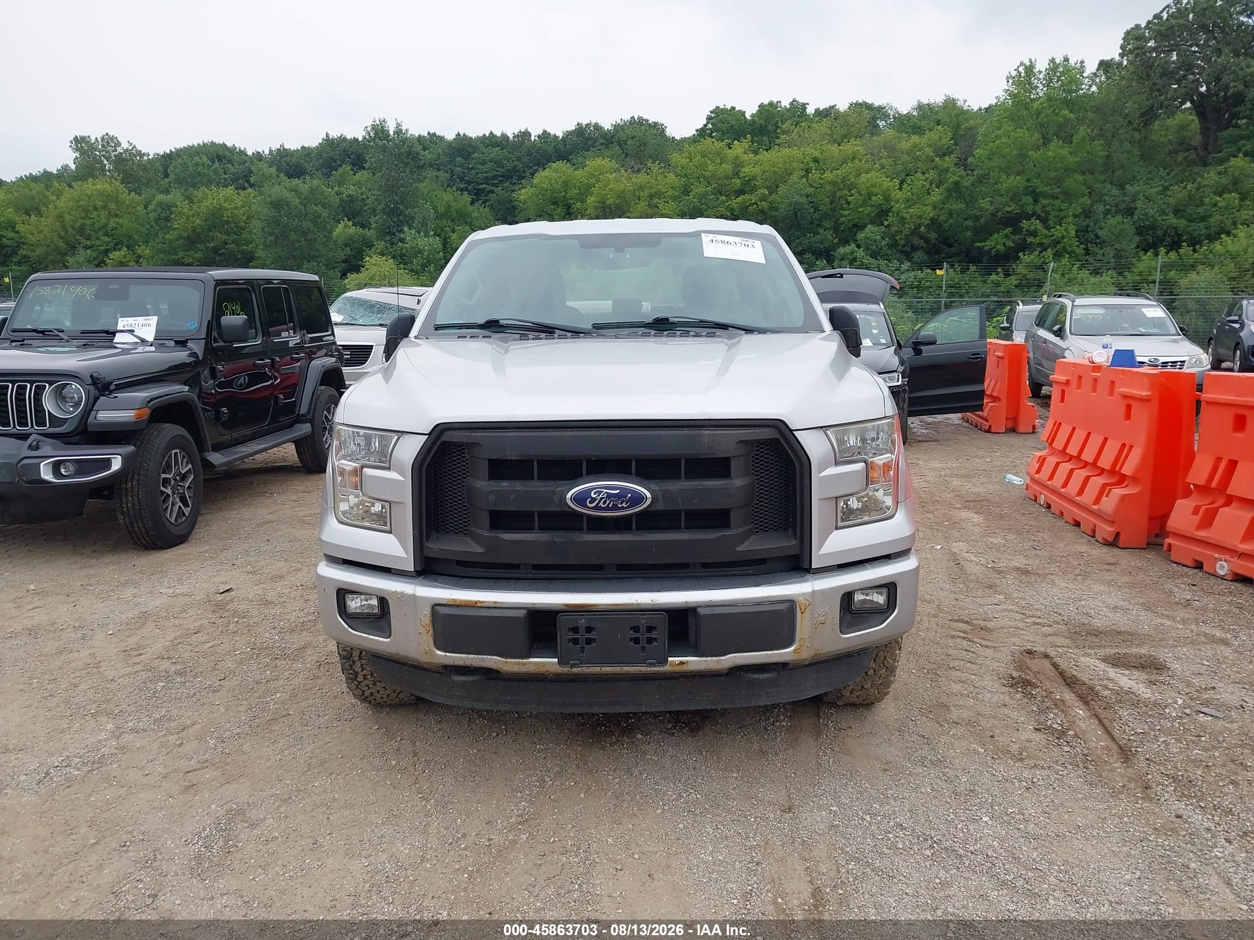 2015 Ford F-150 Xl Silver vin: 1FTEX1EP7FFB39237