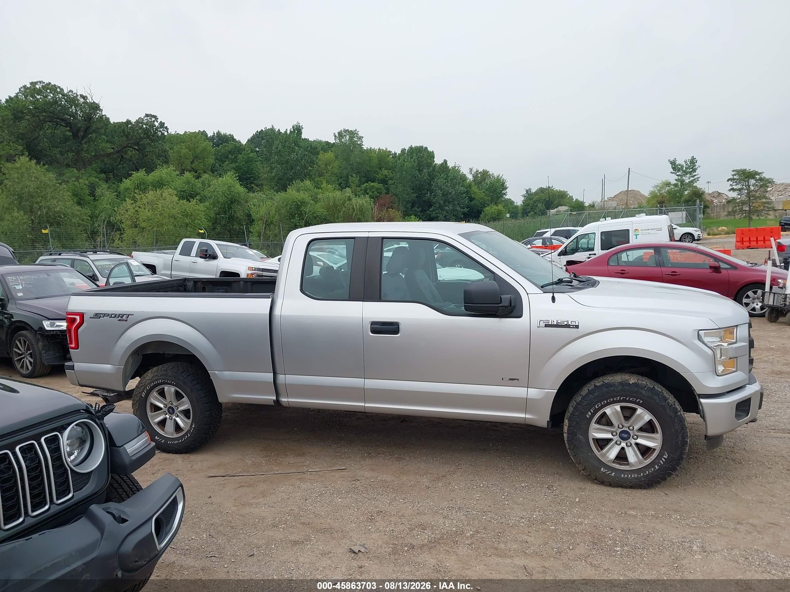 2015 Ford F-150 Xl Silver vin: 1FTEX1EP7FFB39237
