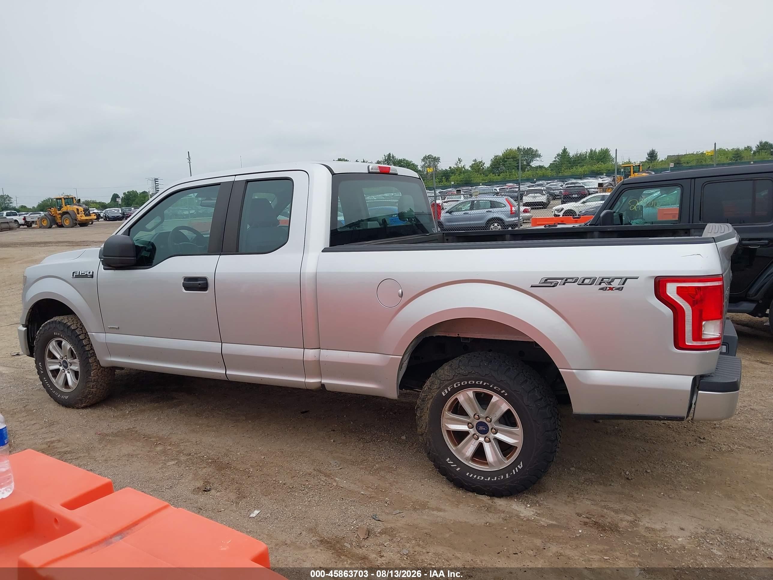 2015 Ford F-150 Xl Silver vin: 1FTEX1EP7FFB39237